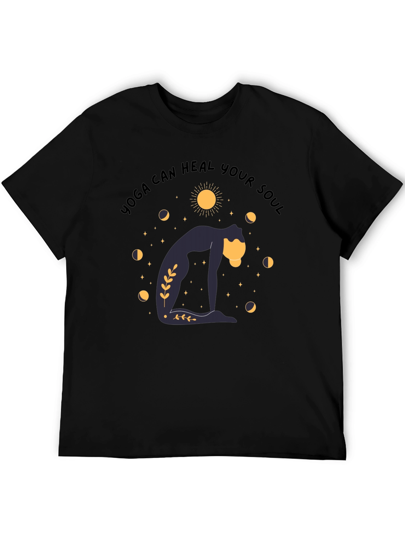 Yoga Can Heal Your Soul Graphic T-Shirt