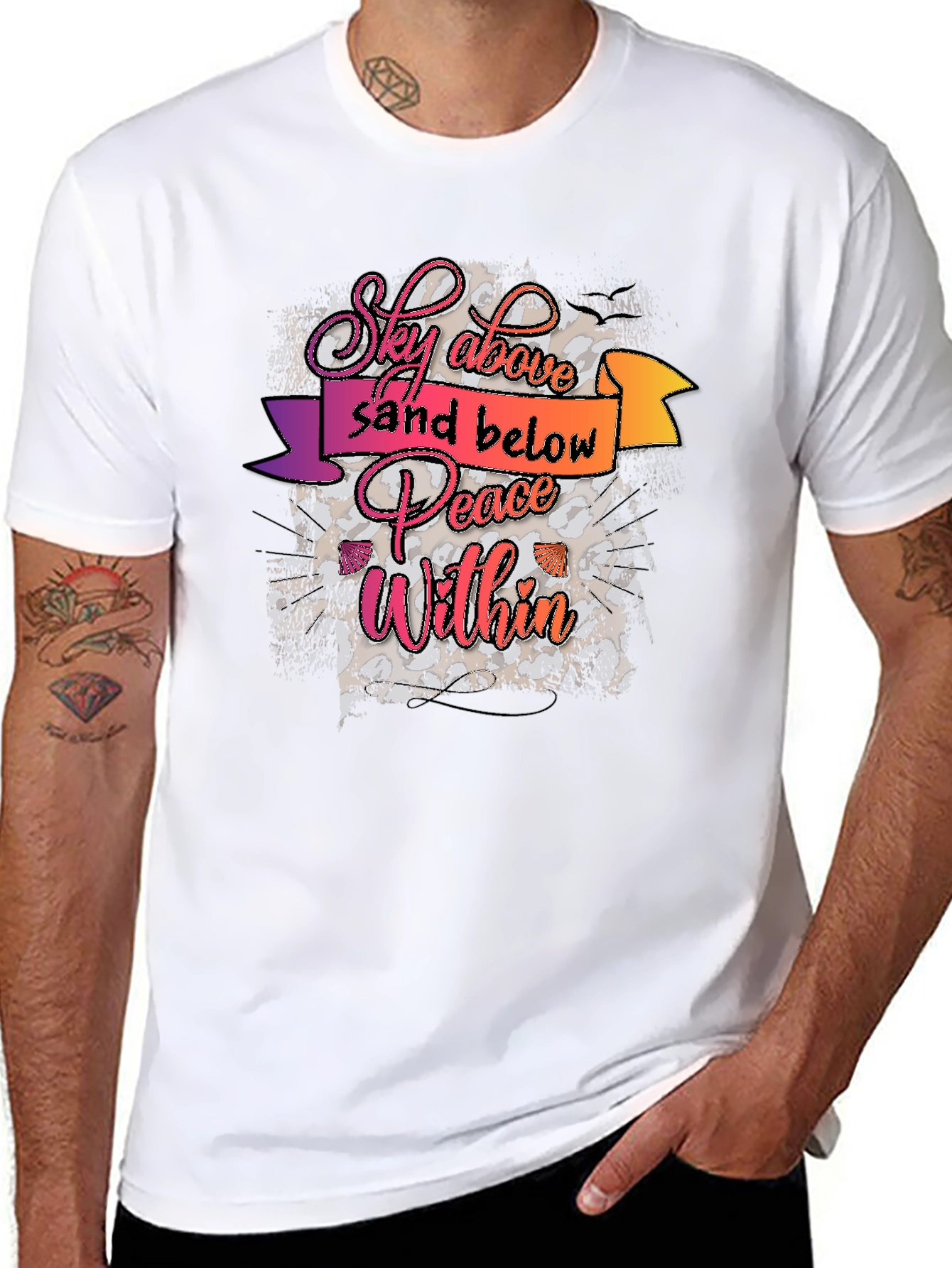 Sky Above Sand Below Peace Within T-Shirt