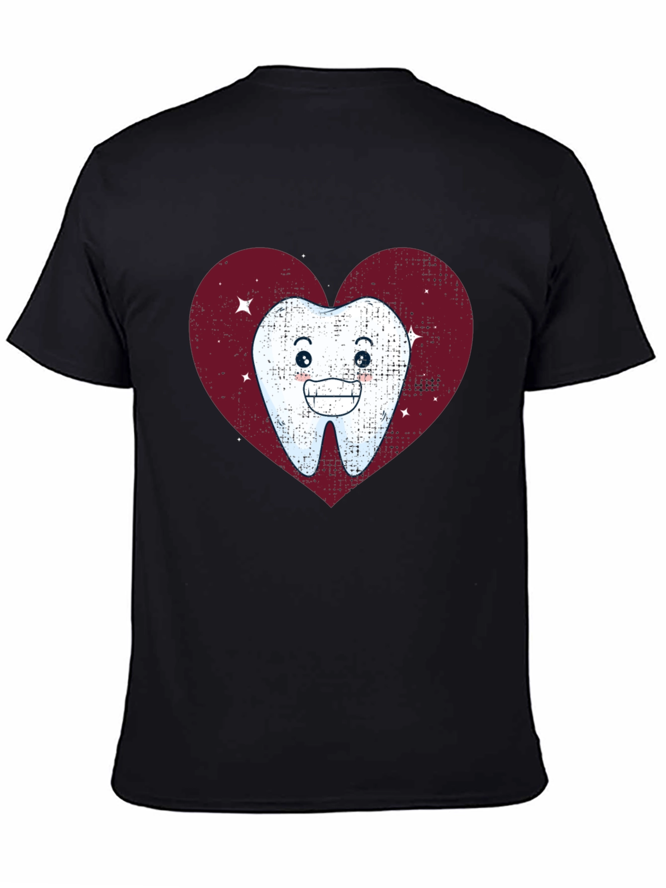 Cute Tooth Heart T-Shirt - Dental Humor Tee