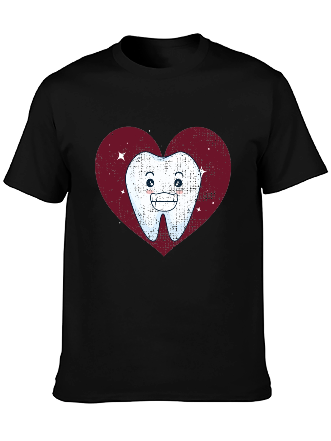 Cute Tooth Heart T-Shirt - Dental Humor Tee