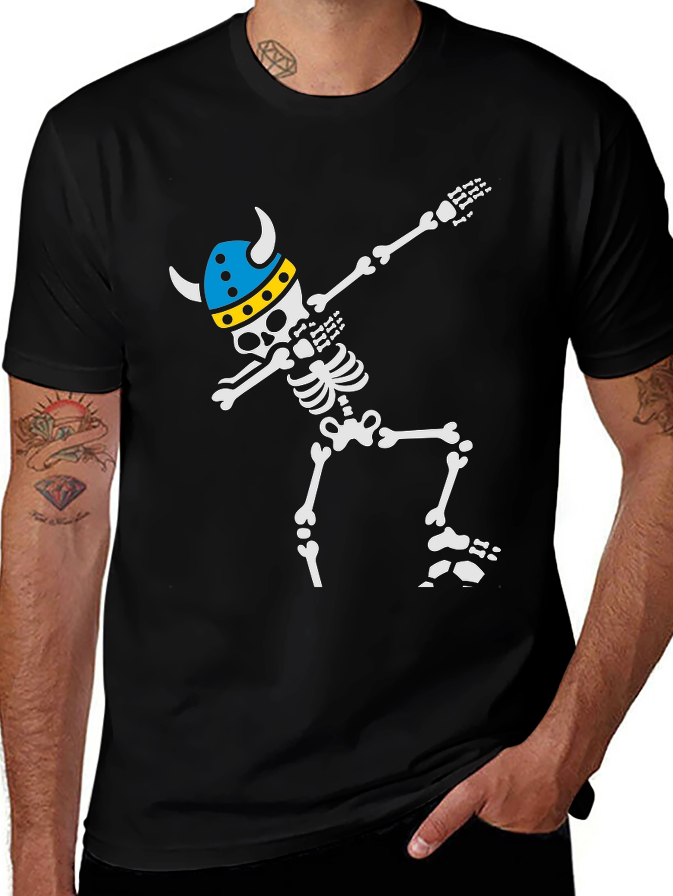 Viking Dab Skeleton T-Shirt