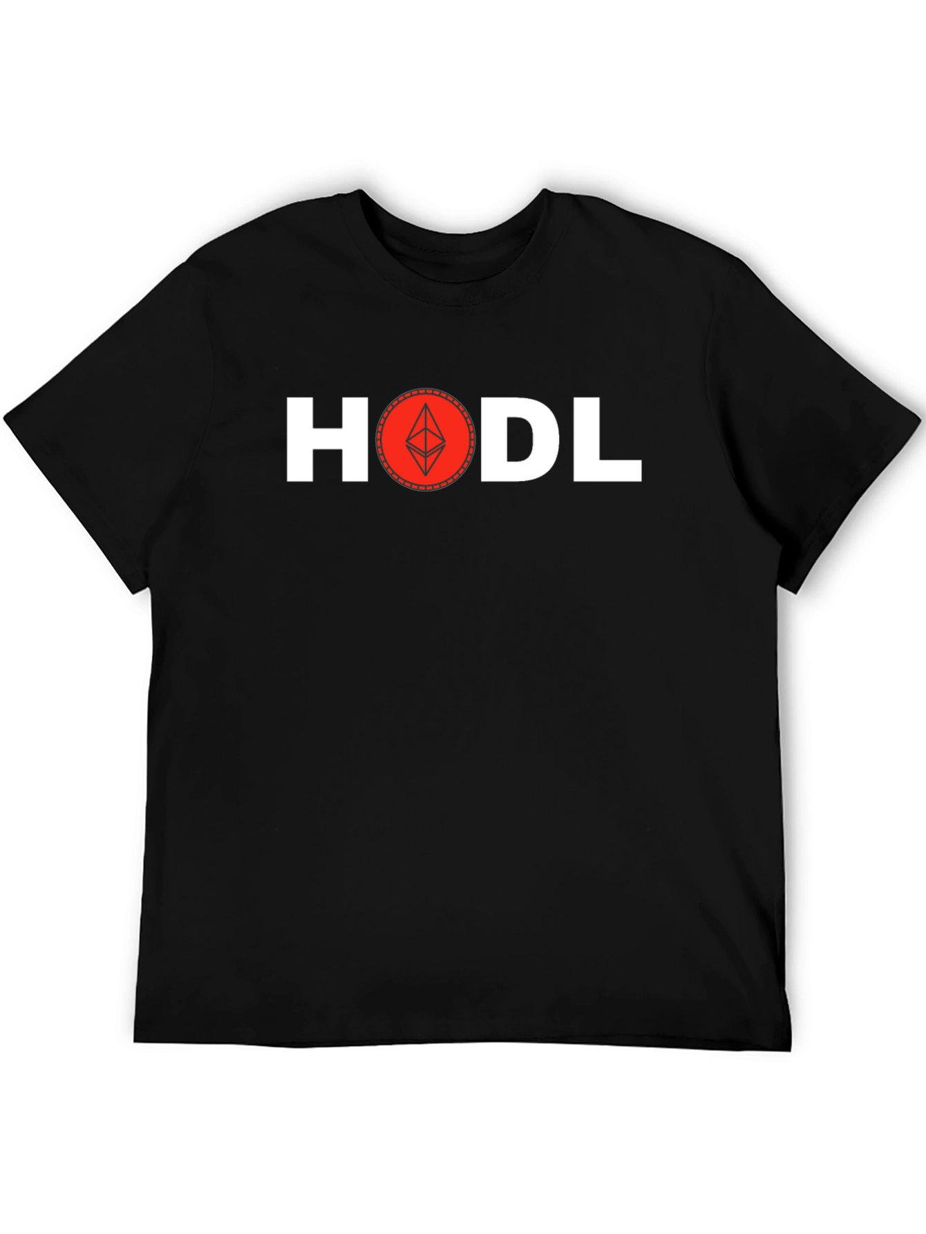 HODL Ethereum Crypto T-Shirt - Classic Black Tee