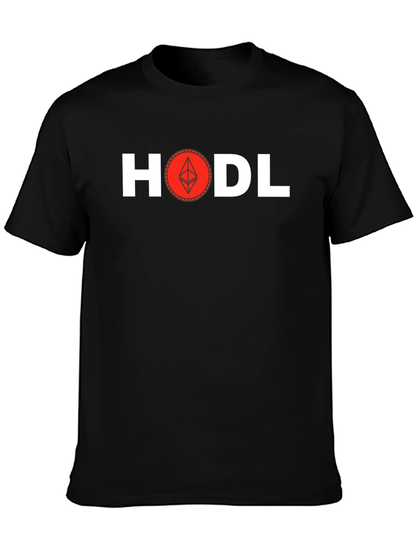 HODL Ethereum Crypto T-Shirt - Classic Black Tee