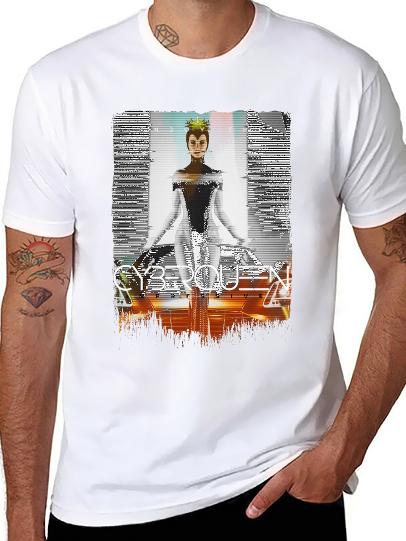 Cyberqueen Graphic T-Shirt - Modern Streetwear