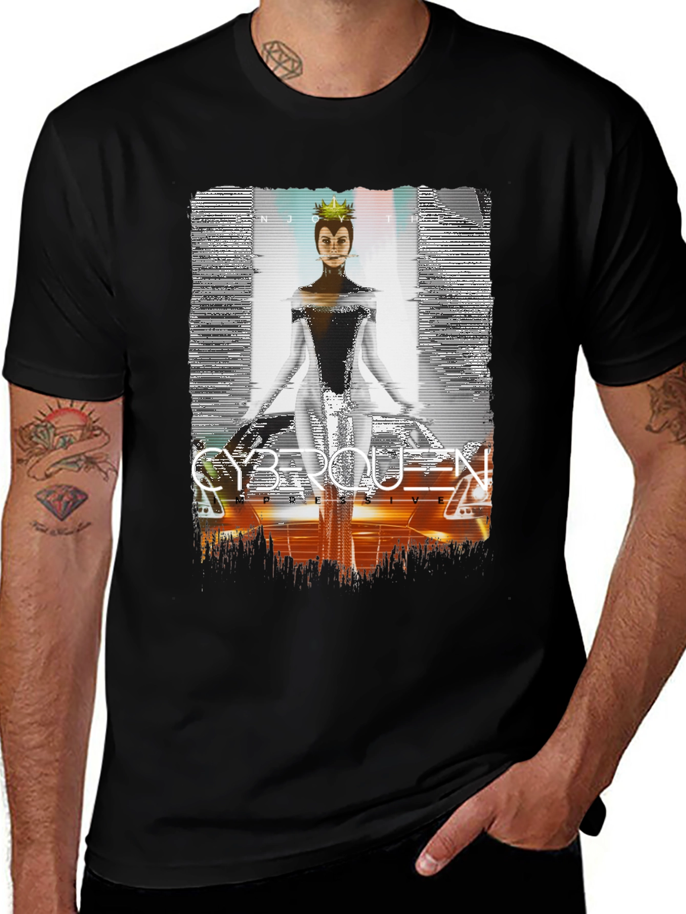 Cyberqueen Graphic T-Shirt - Modern Streetwear