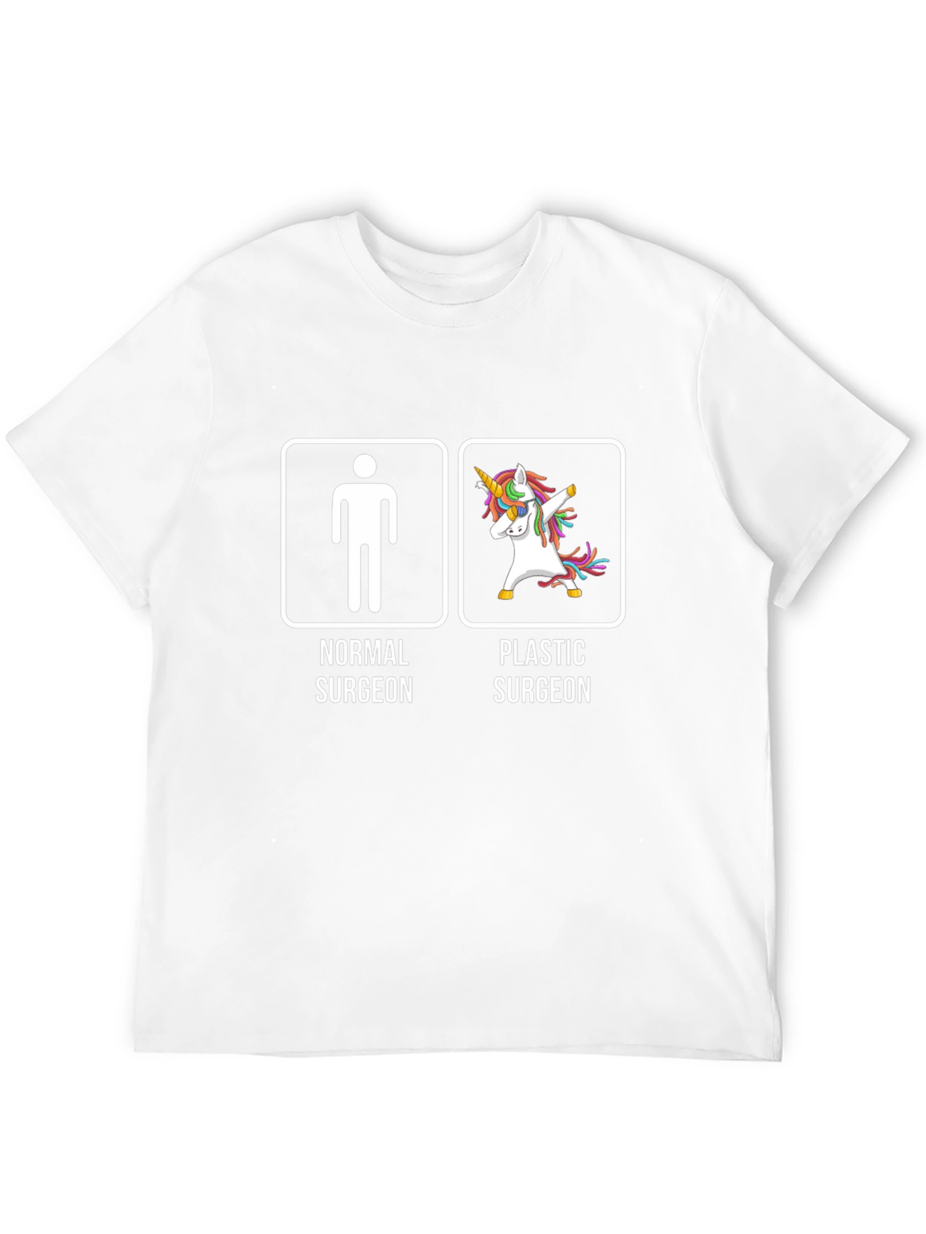 Normal vs Plastic Surgeon T-Shirt