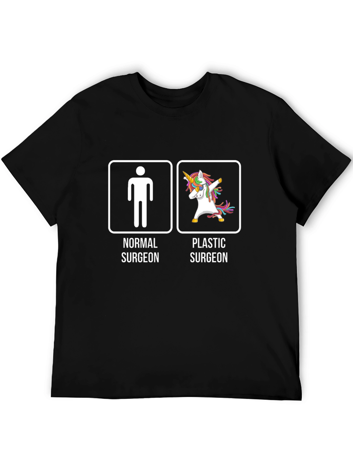 Normal vs Plastic Surgeon T-Shirt