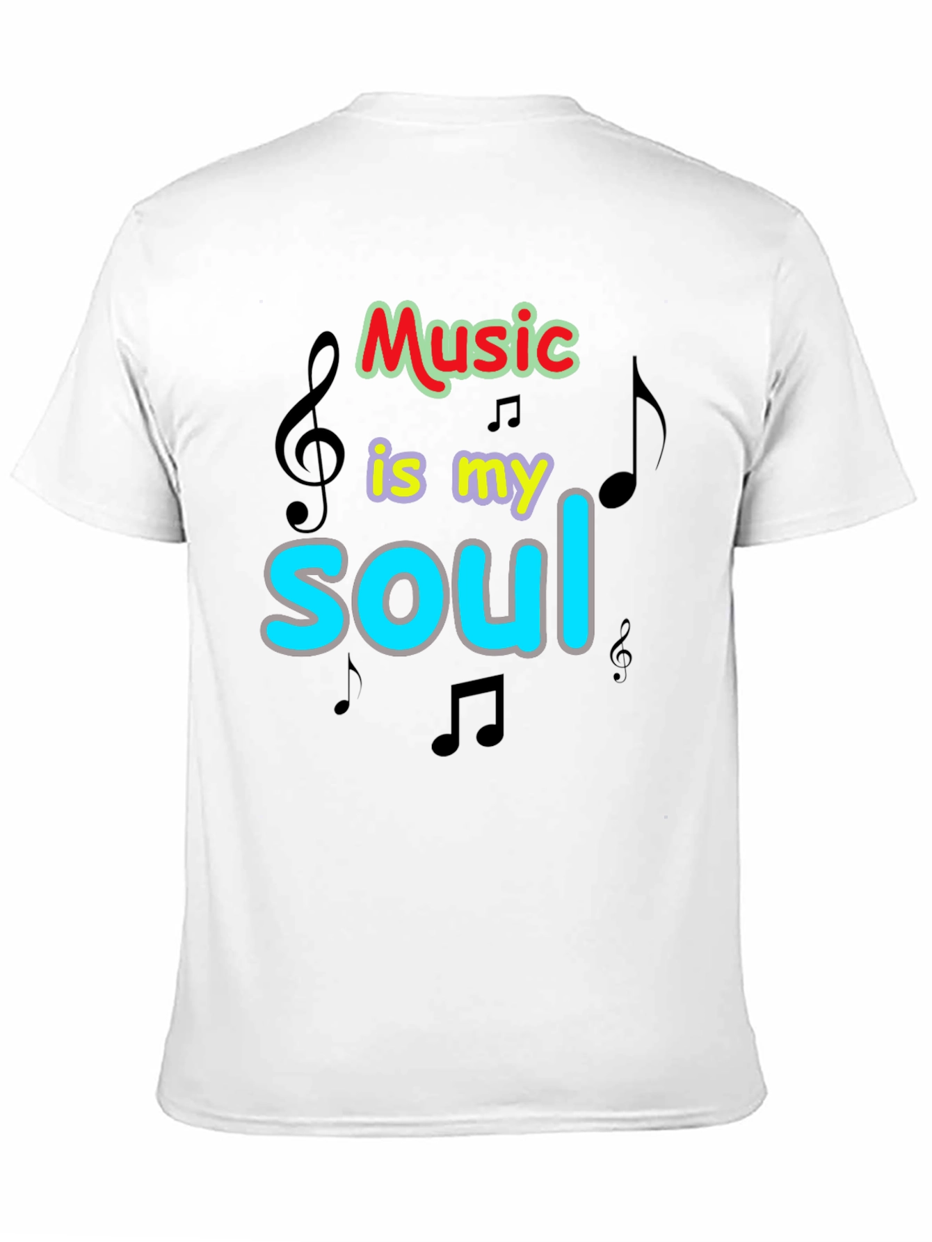 Music is My Soul Graphic T-Shirt