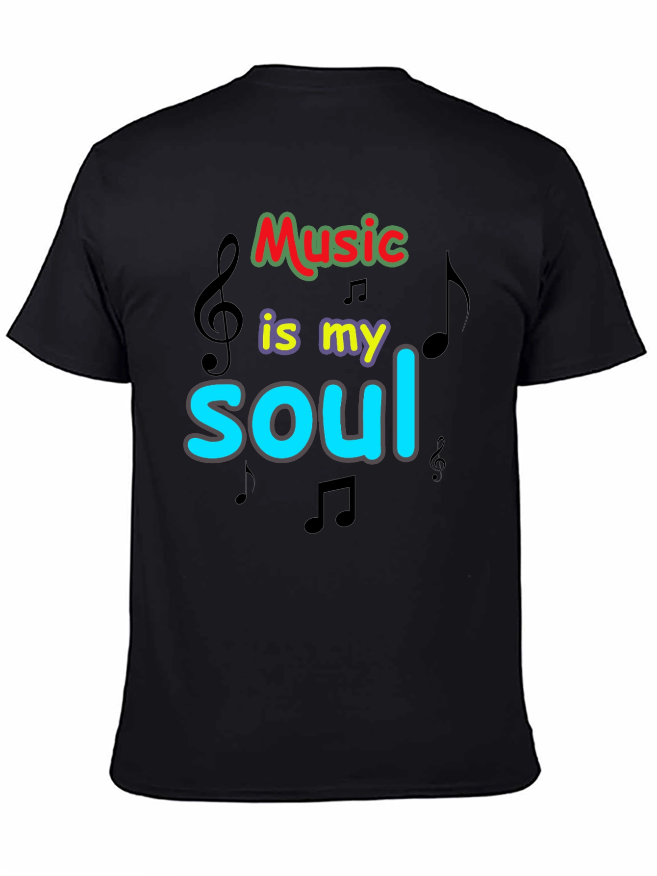 Music is My Soul Graphic T-Shirt