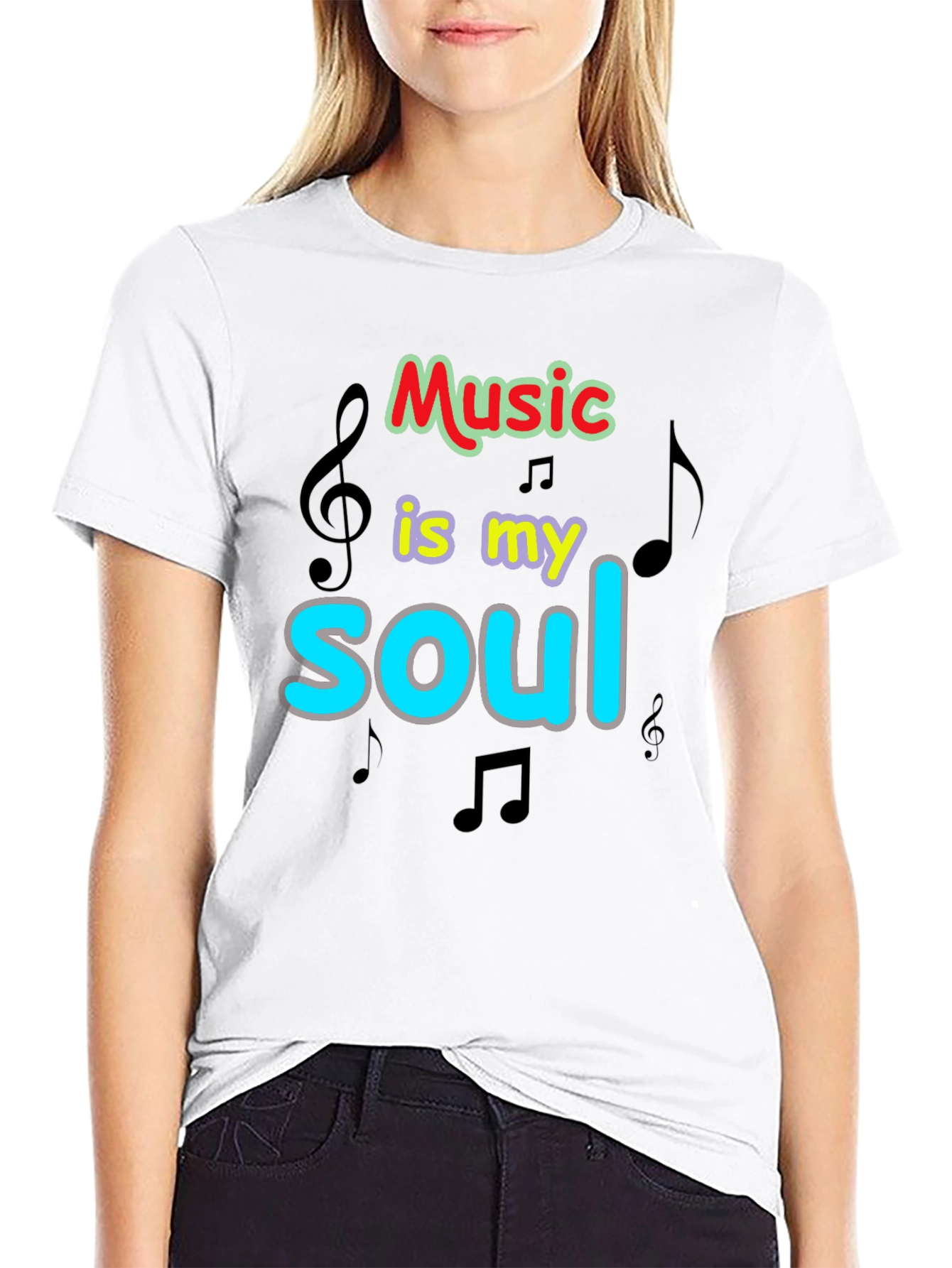 Music is My Soul Graphic T-Shirt