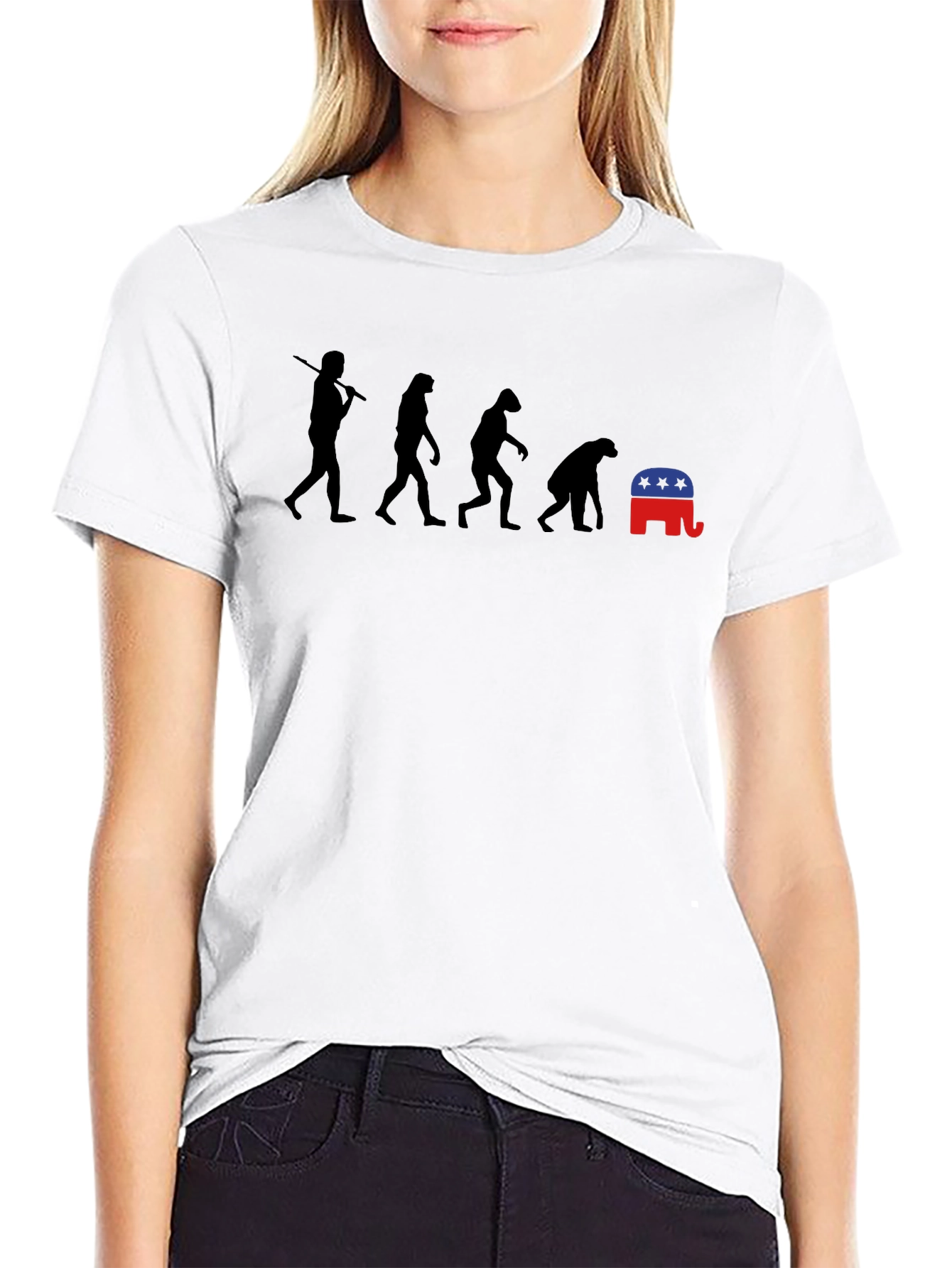 Evolution of Man Republican T-Shirt