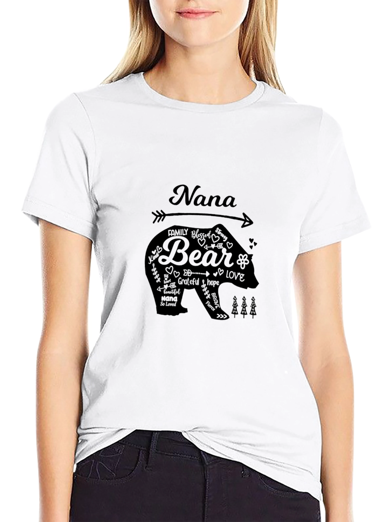 Nana Bear Graphic T-Shirt - Soft Cotton Tee