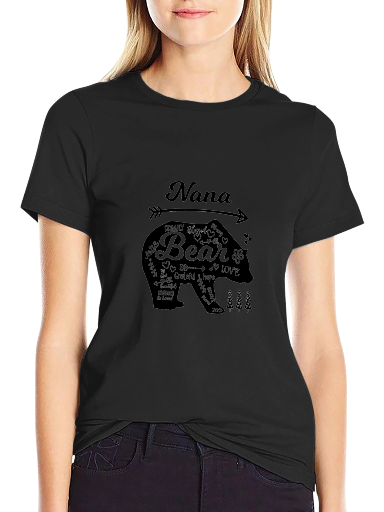 Nana Bear Graphic T-Shirt - Soft Cotton Tee