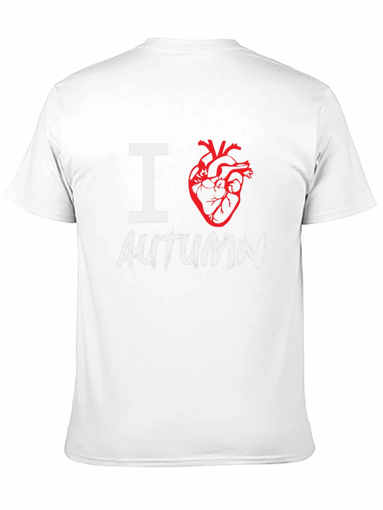 I Heart Autumn Graphic T-Shirt - Black