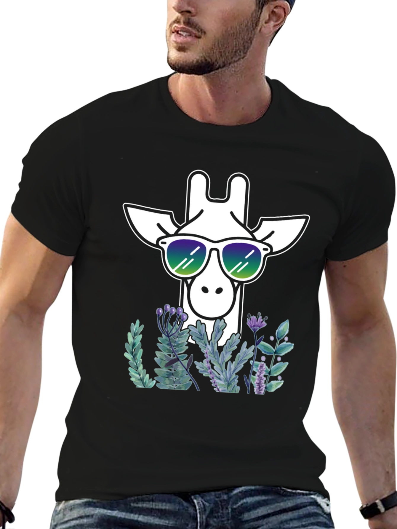 Cool Giraffe Graphic Tee
