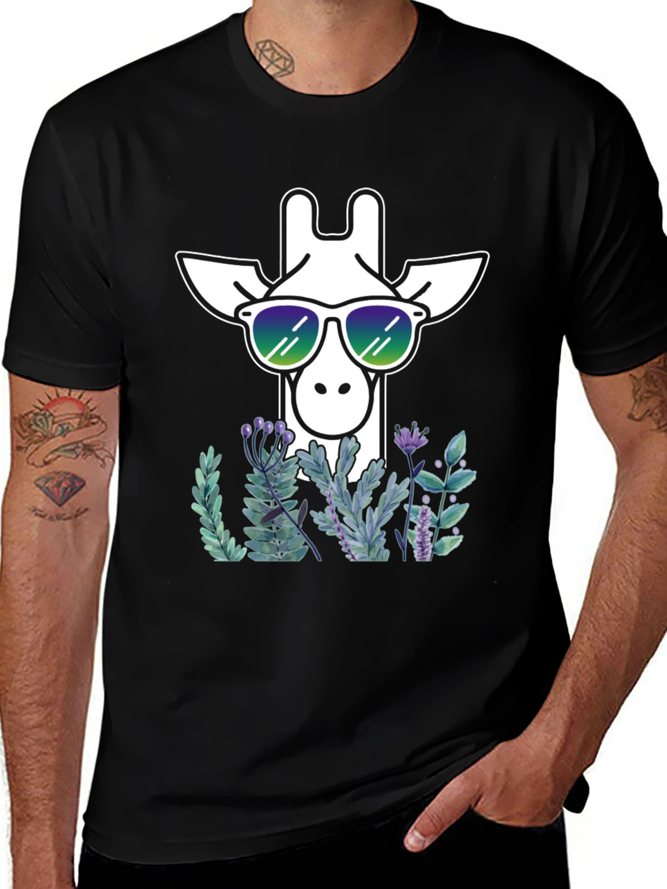 Cool Giraffe Graphic Tee