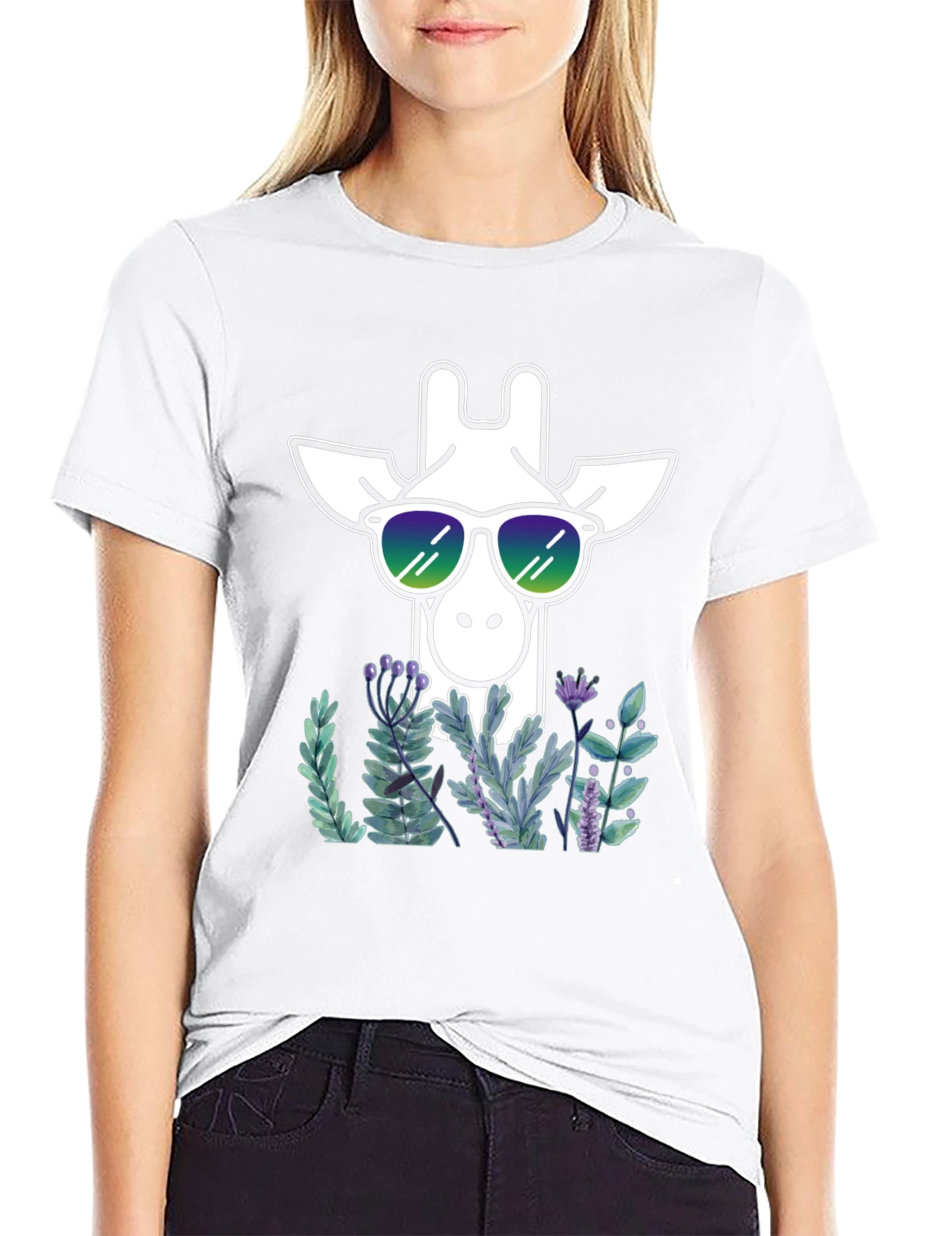 Cool Giraffe Graphic Tee