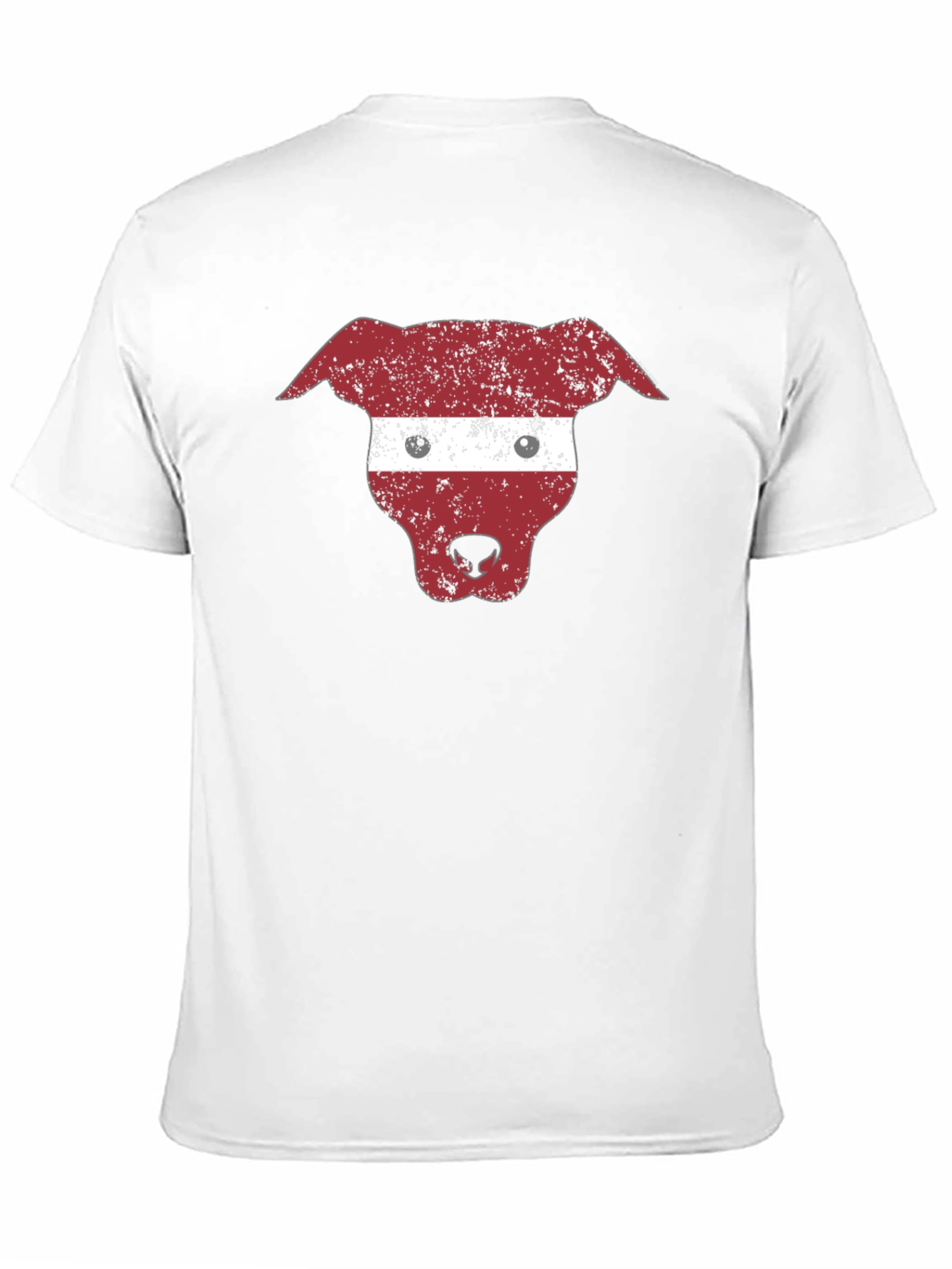Latvia Dog Flag T-Shirt - Black Graphic Tee