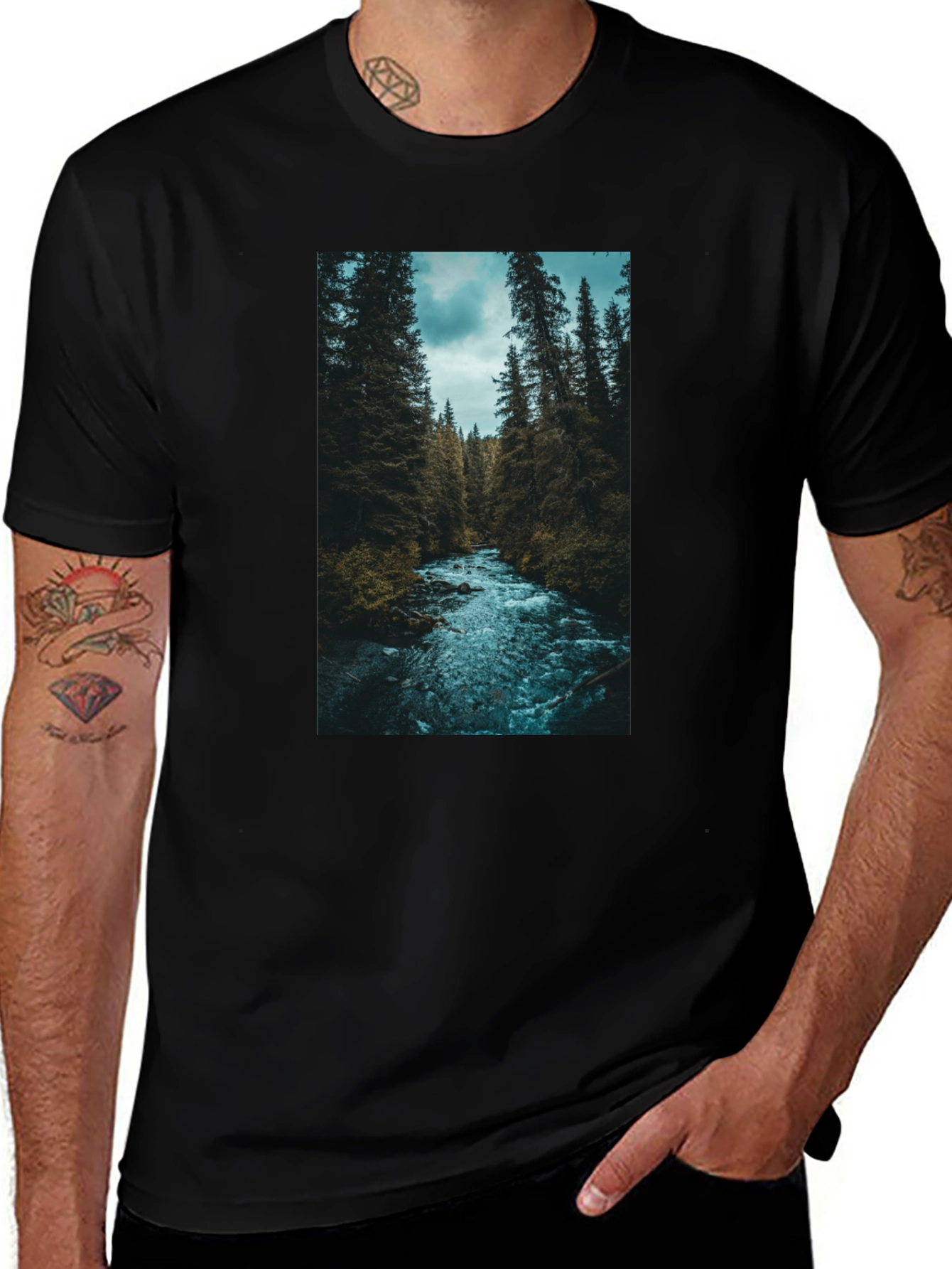 Nature Stream Graphic Tee