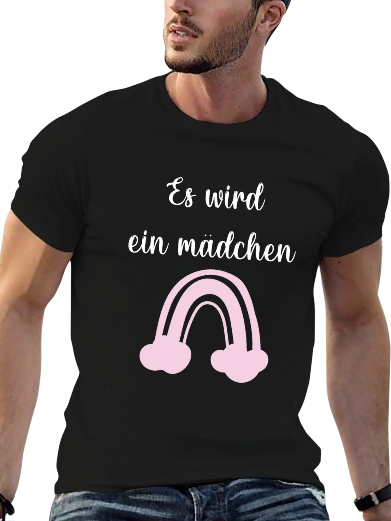 Es Wird Ein Madchen - Baby Announcement T-Shirt