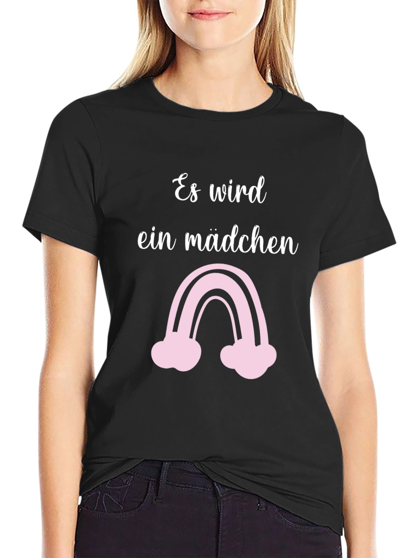Es Wird Ein Madchen - Baby Announcement T-Shirt