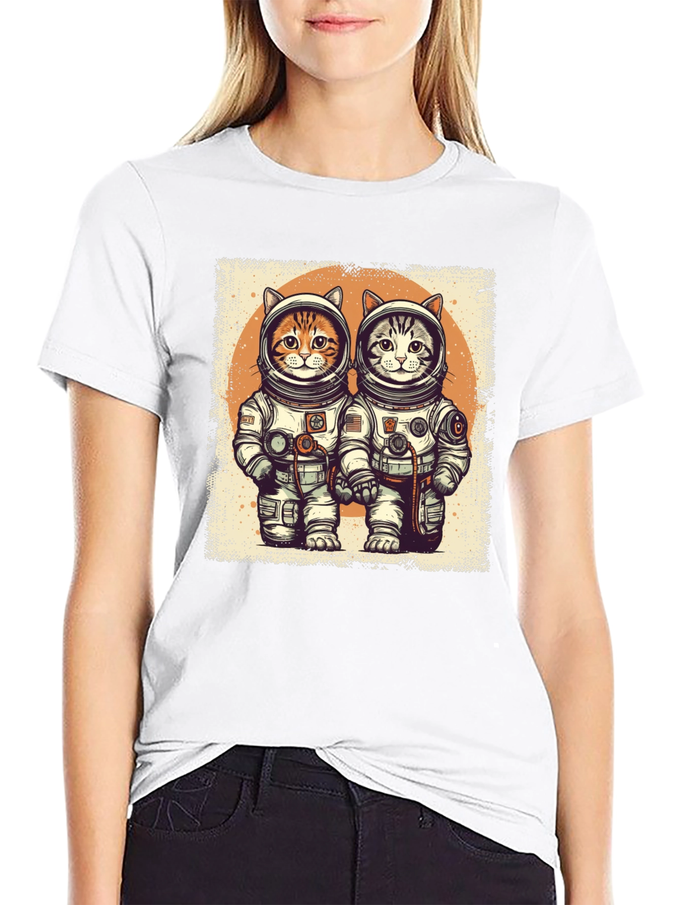 Astronaut Cat T-Shirt - Space Adventure Tee
