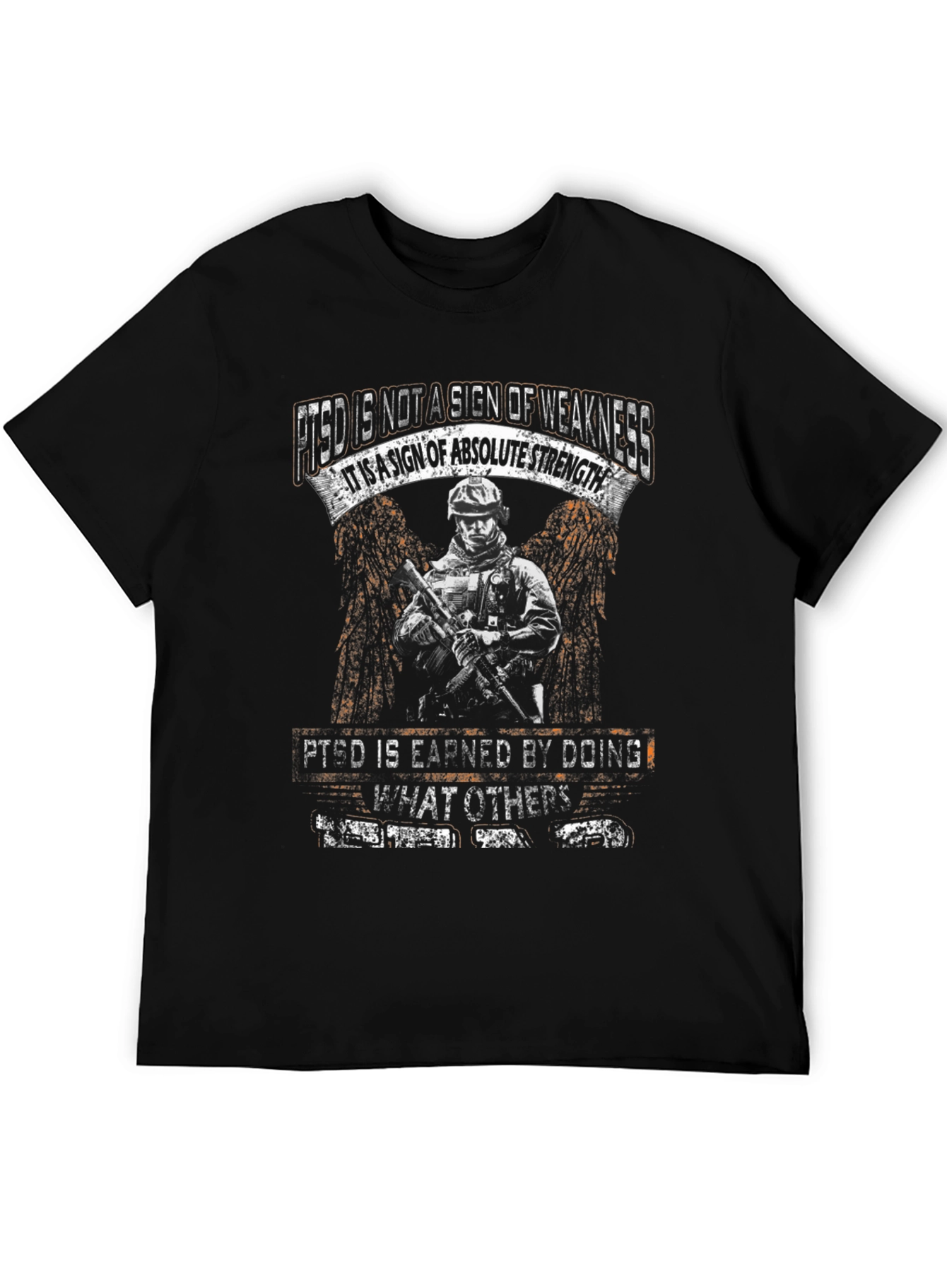 PTSD Awareness Graphic Tee - Strength Design