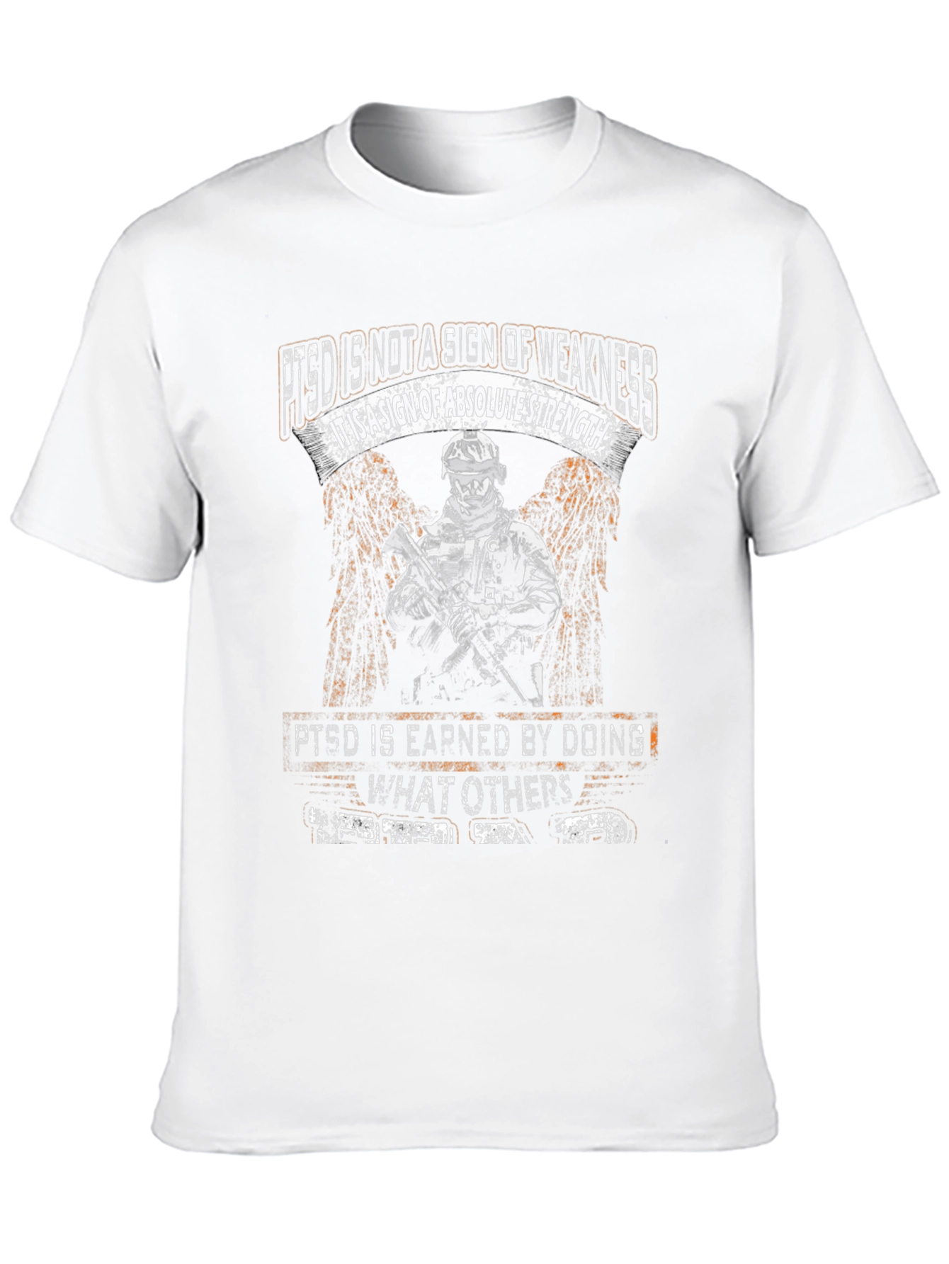 PTSD Awareness Graphic Tee - Strength Design