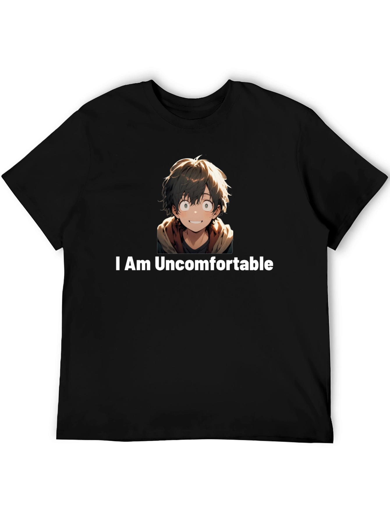 I Am Uncomfortable Anime Graphic Tee