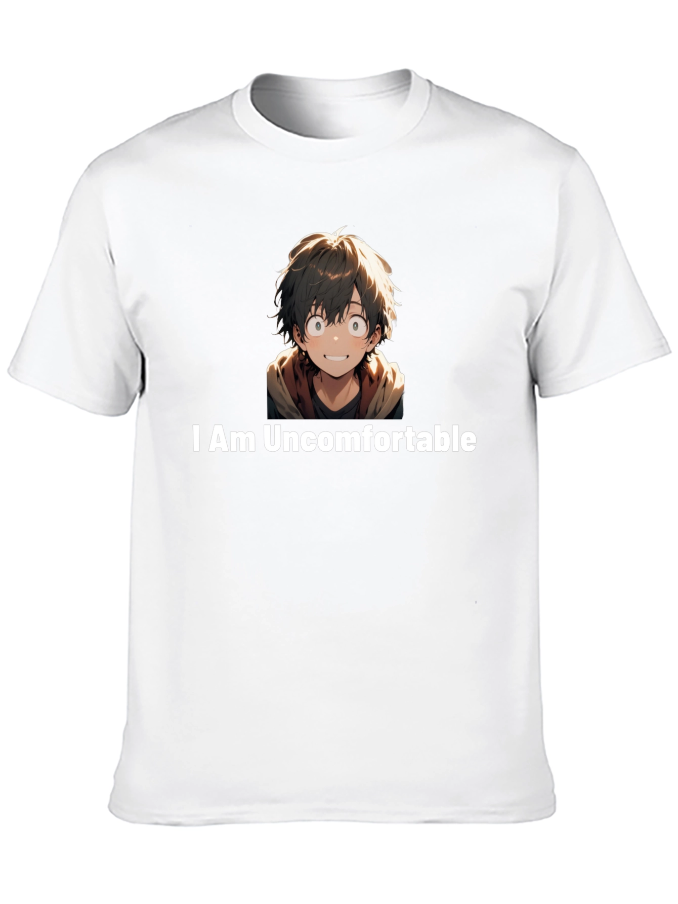 I Am Uncomfortable Anime Graphic Tee
