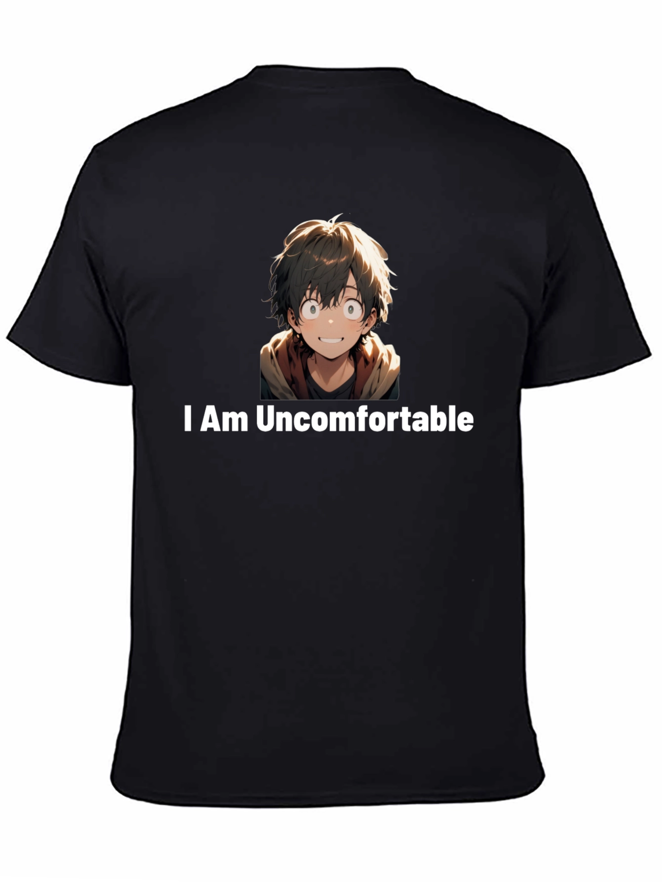 I Am Uncomfortable Anime Graphic Tee