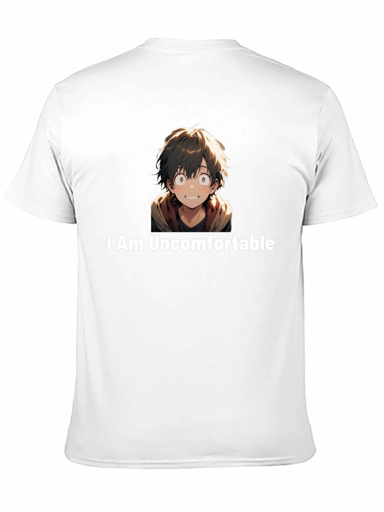 I Am Uncomfortable Anime Graphic Tee