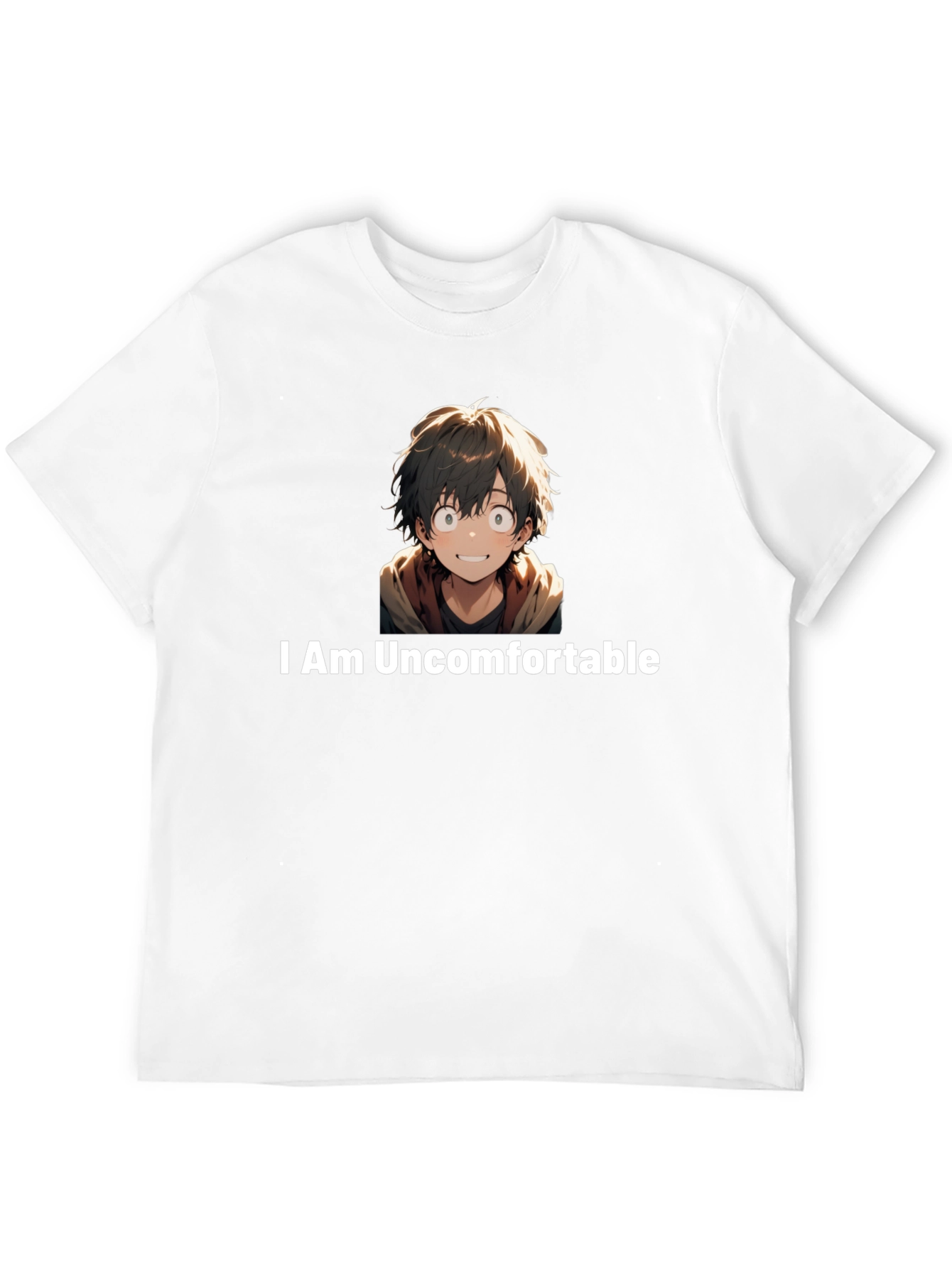 I Am Uncomfortable Anime Graphic Tee