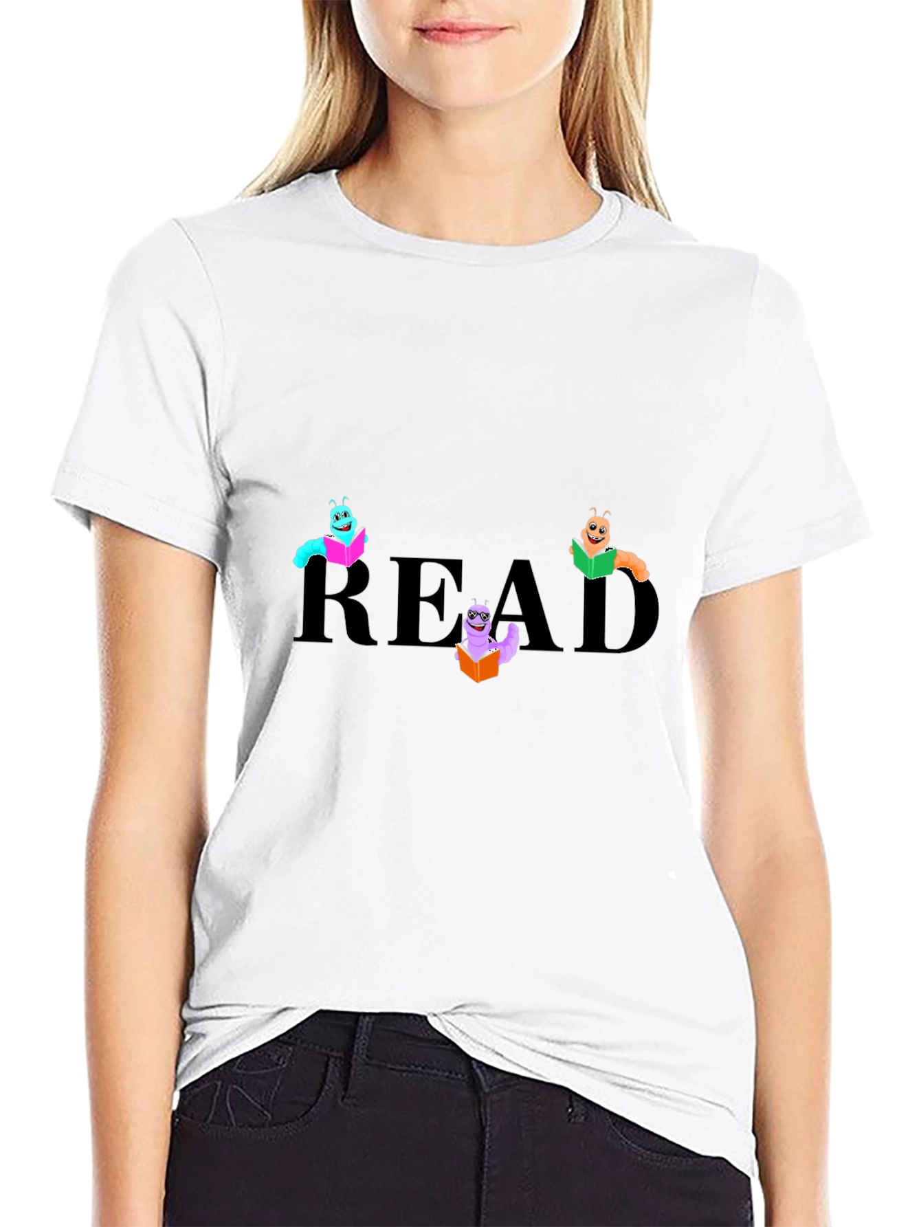 Readworm Tee - Bookworm Graphic T-Shirt