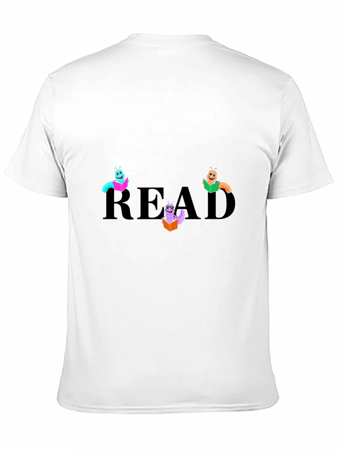 Readworm Tee - Bookworm Graphic T-Shirt
