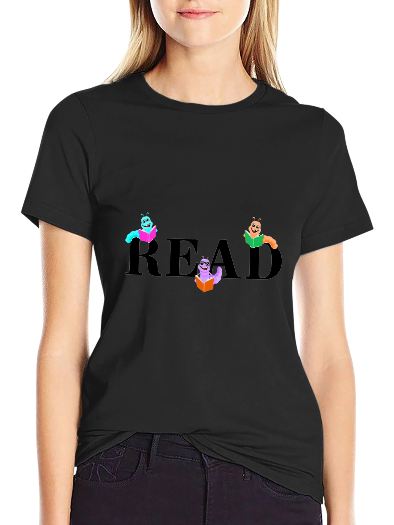 Readworm Tee - Bookworm Graphic T-Shirt