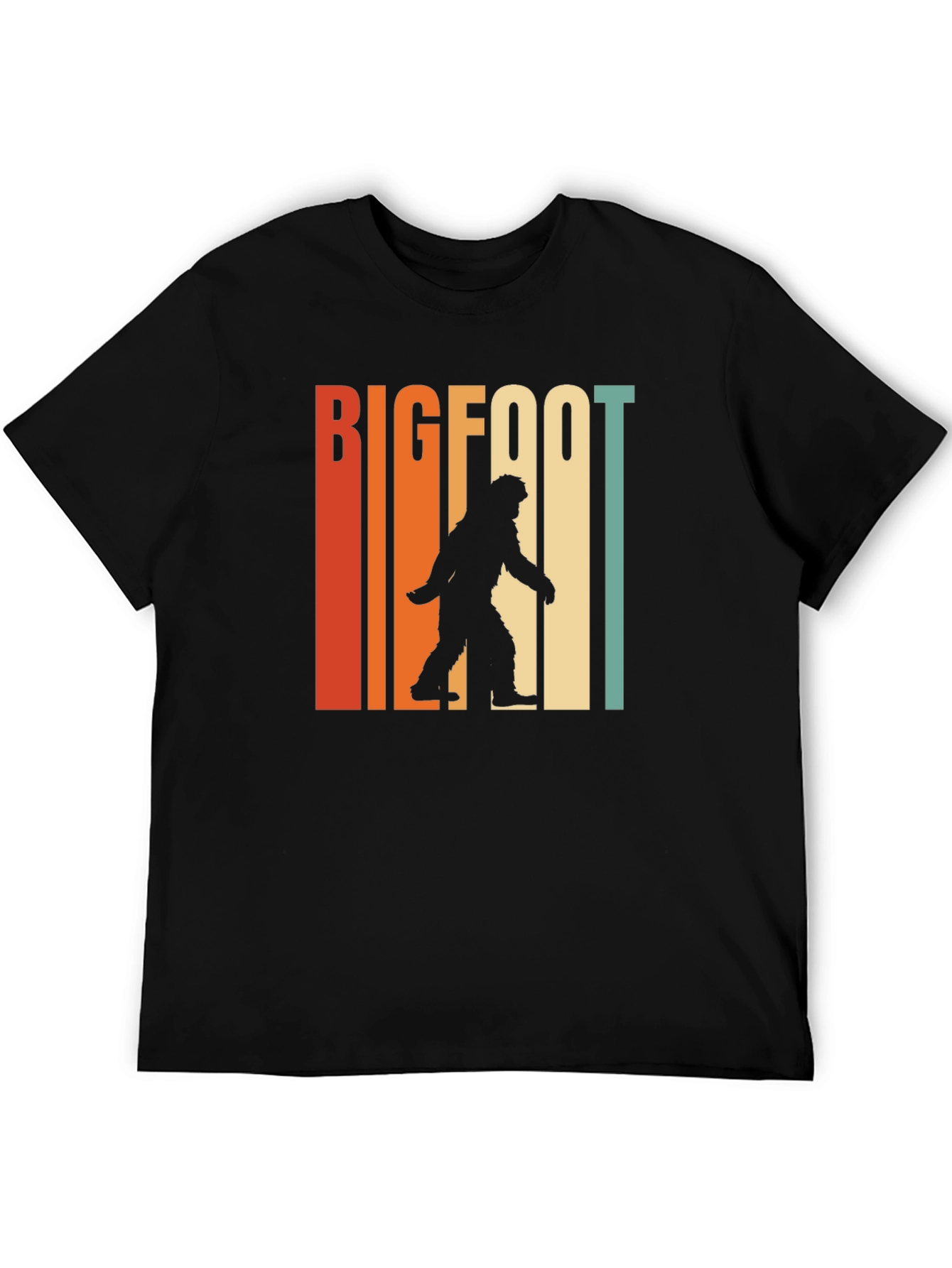 Bigfoot Retro Graphic Tee - Mens Black T-Shirt