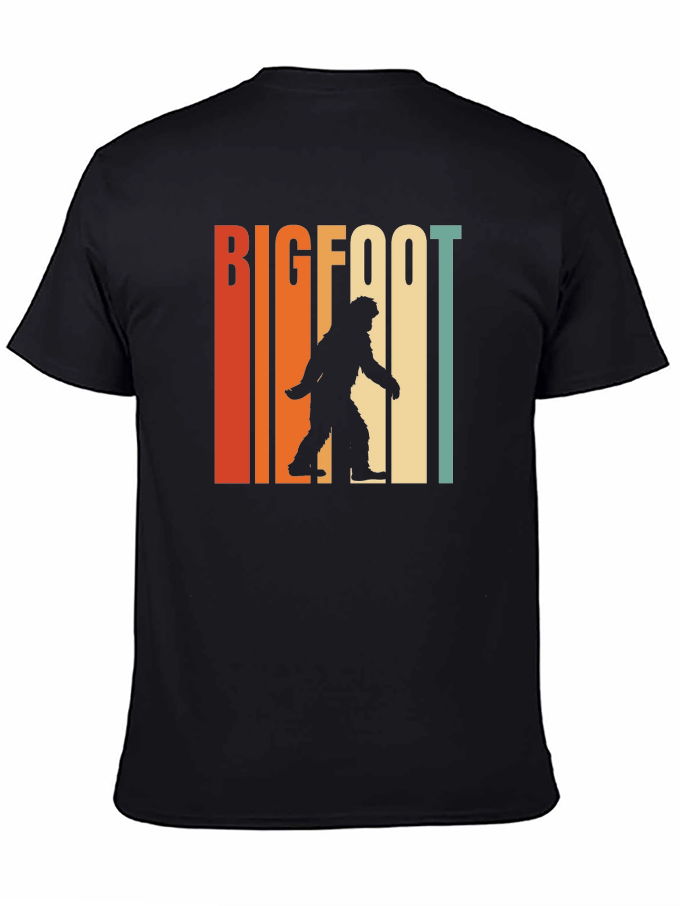 Bigfoot Retro Graphic Tee - Mens Black T-Shirt