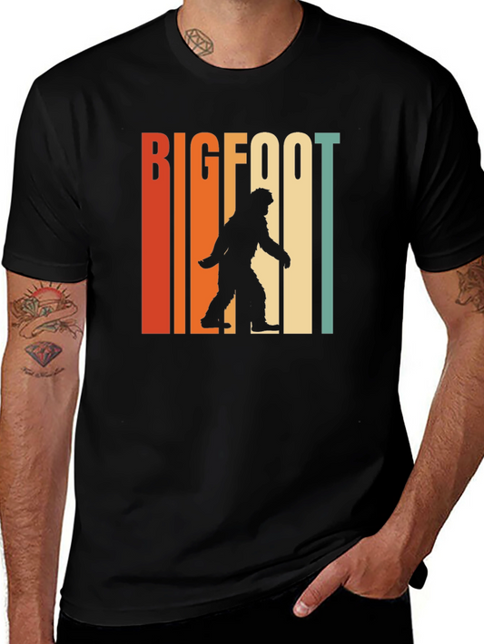 Bigfoot Retro Graphic Tee - Mens Black T-Shirt