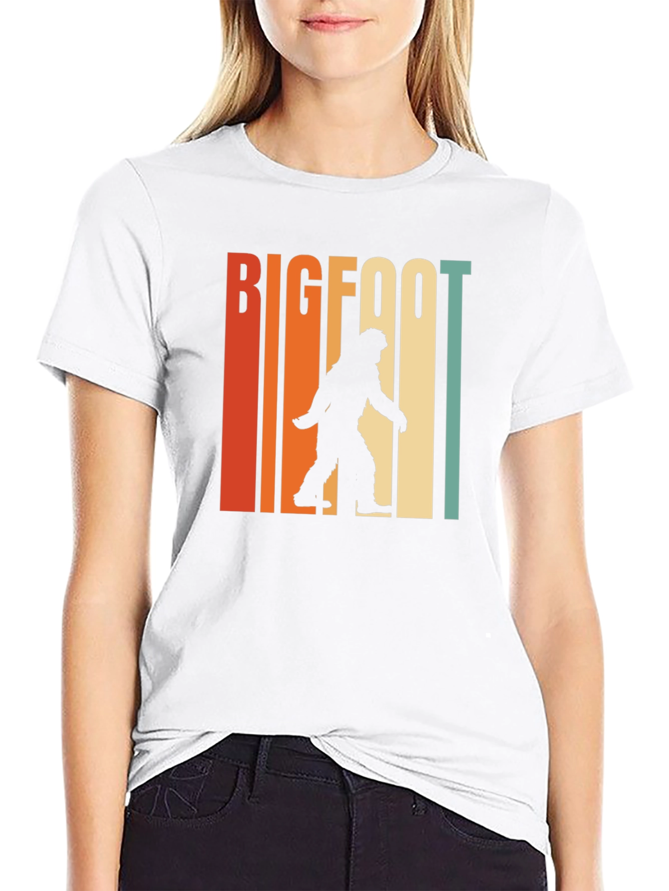Bigfoot Retro Graphic Tee - Mens Black T-Shirt