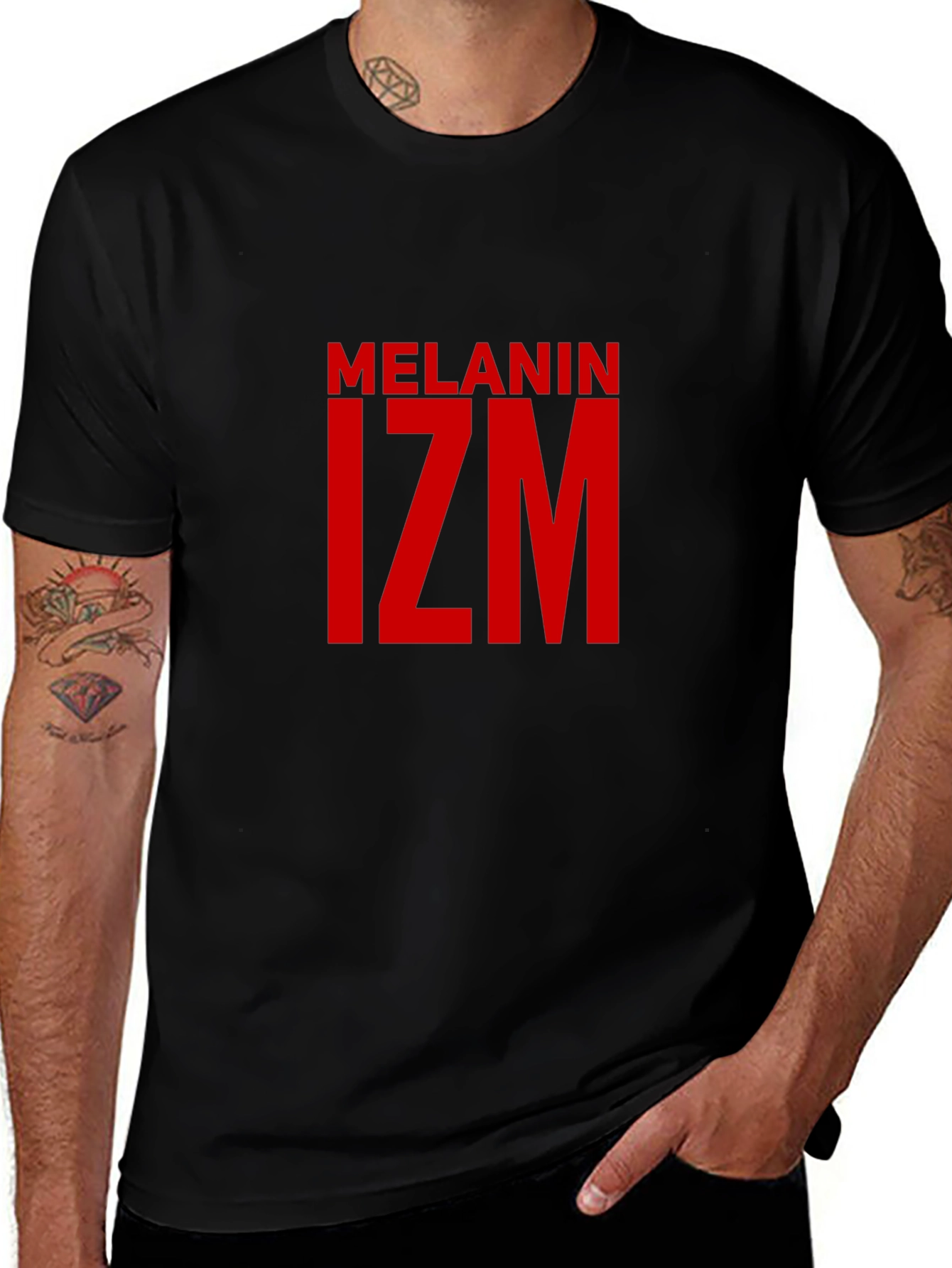 Melanin Izm T-Shirt Black