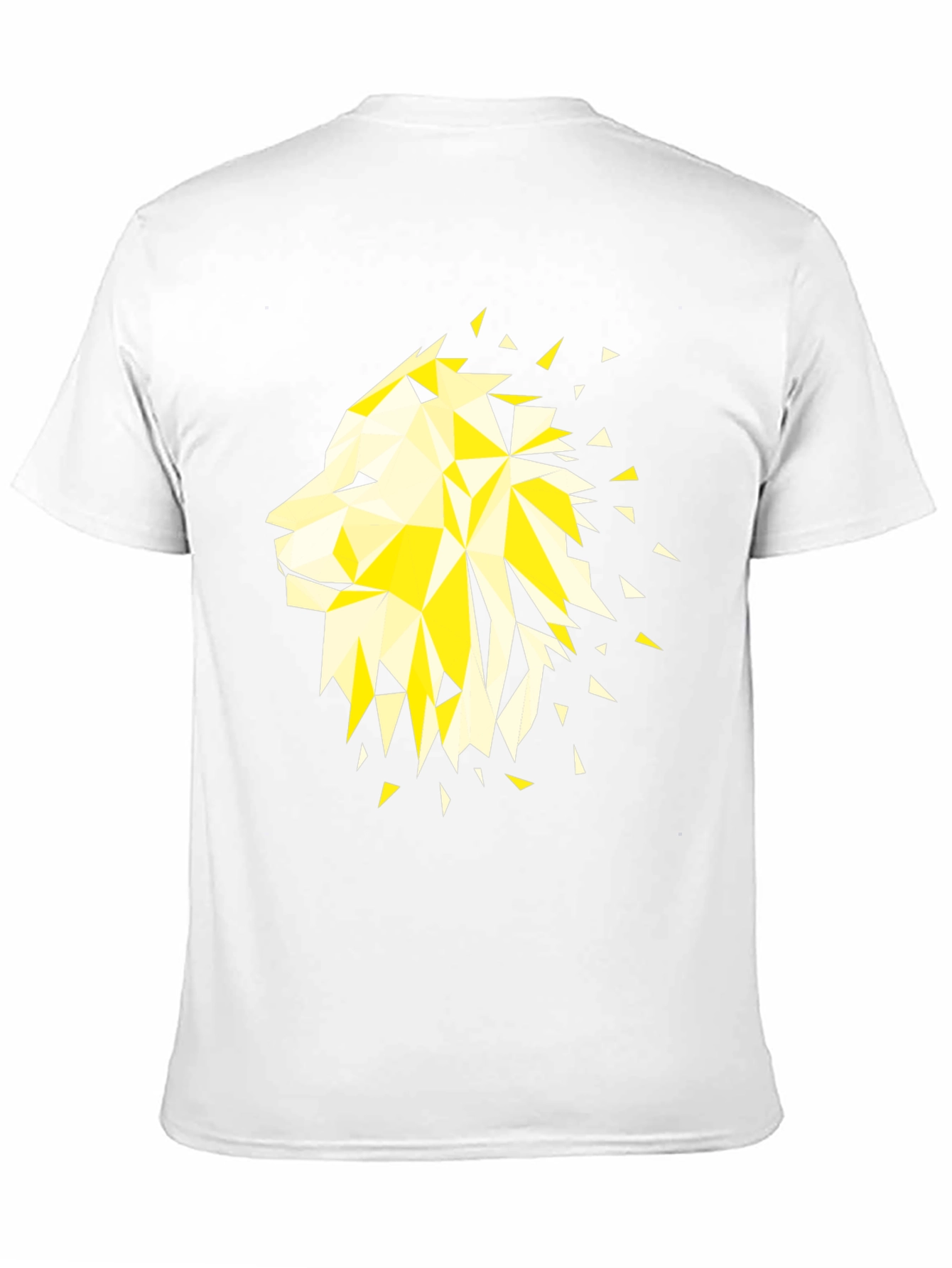 Geometric Lion Graphic Tee - Modern Streetwear