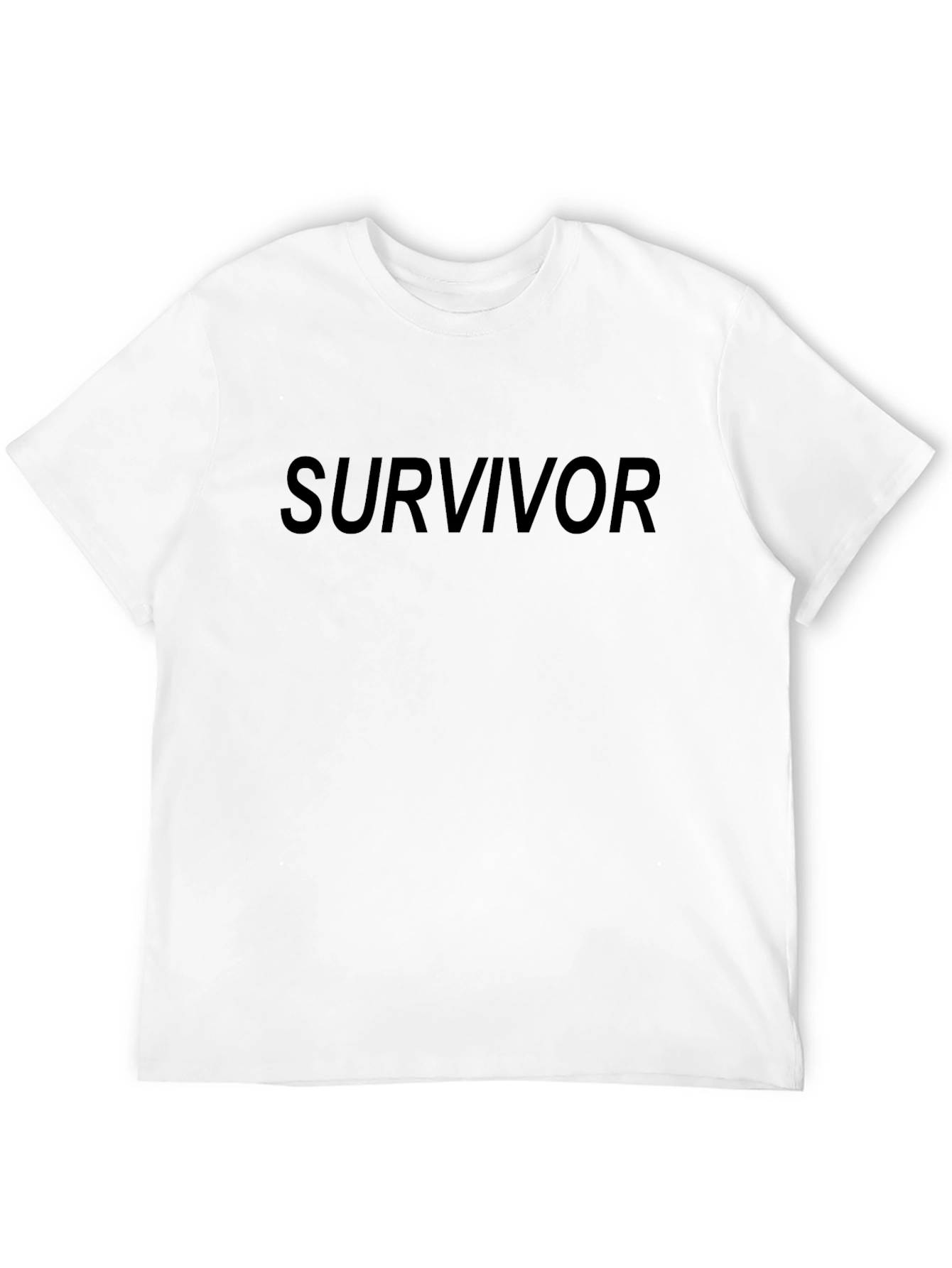 Survivor Tee - Classic Black Graphic T-Shirt