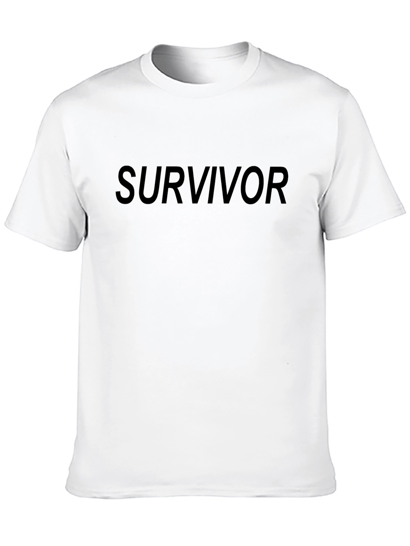 Survivor Tee - Classic Black Graphic T-Shirt