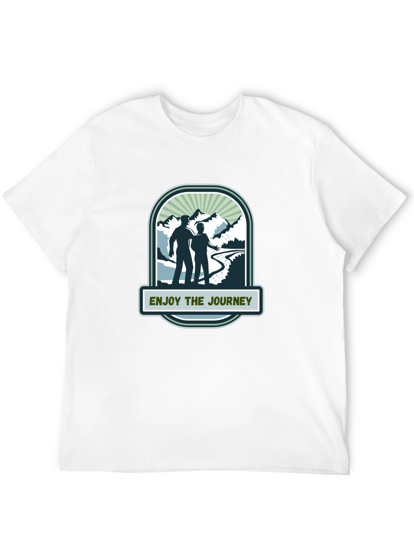 Enjoy the Journey Black Graphic Tee