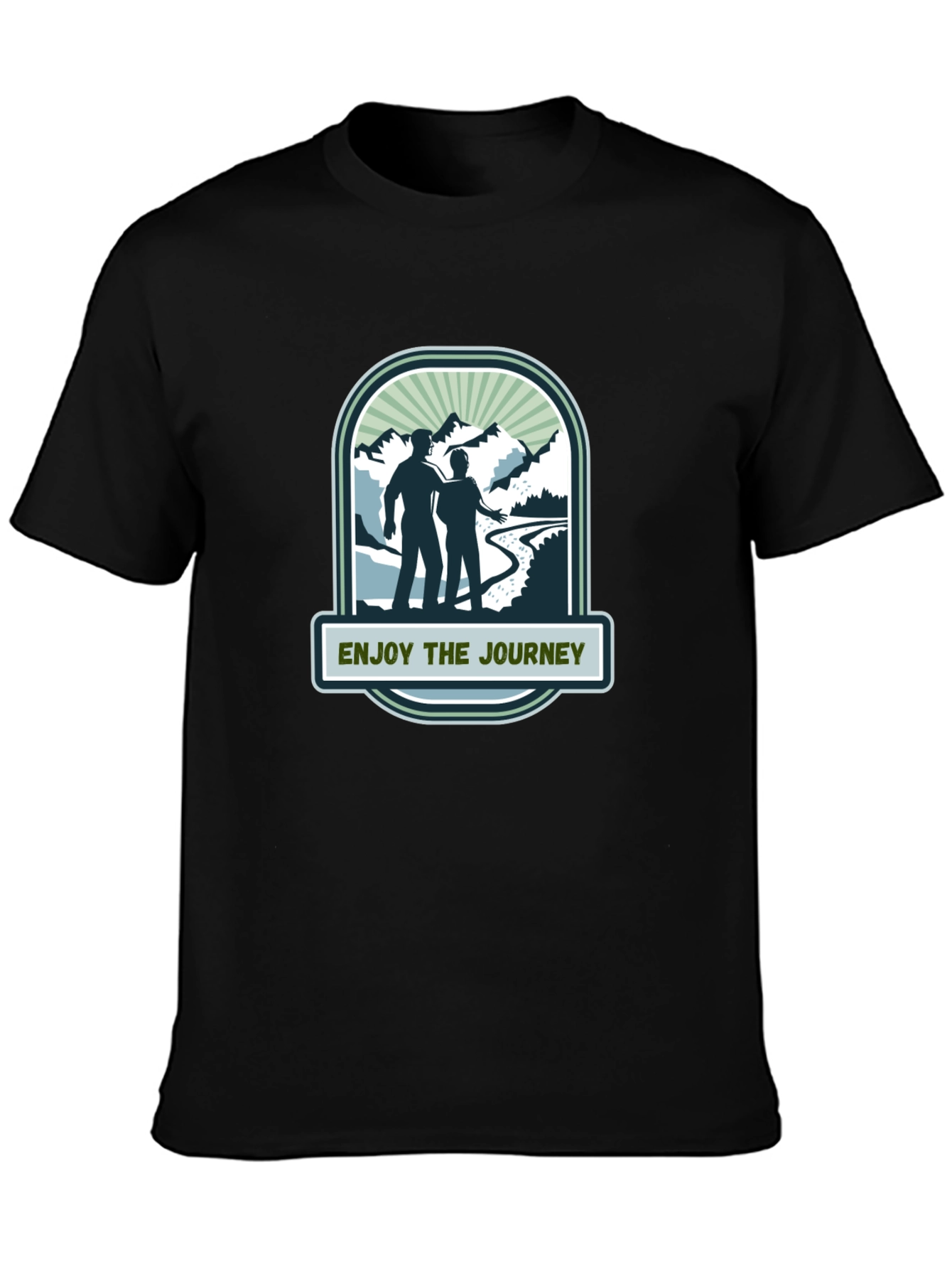 Enjoy the Journey Black Graphic Tee