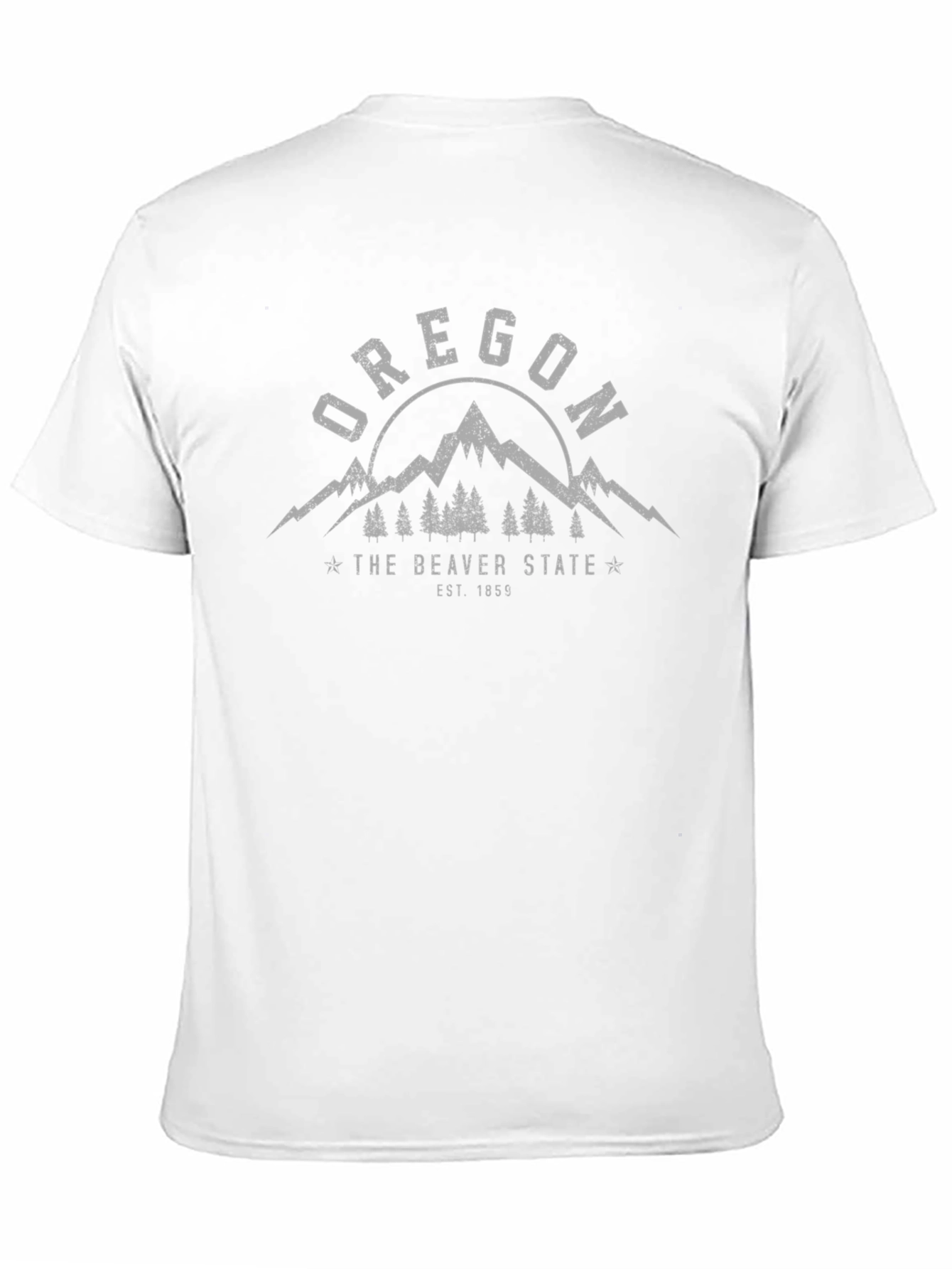 Oregon Beaver State T-Shirt - Distressed Graphic Tee