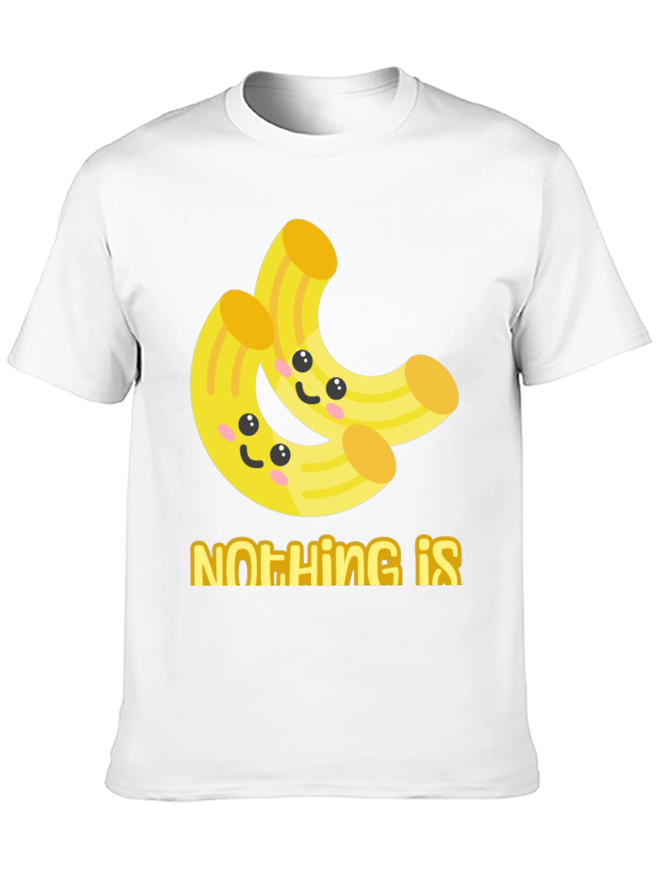Funny Pasta T-Shirt - Nothing Is Impasta-ble