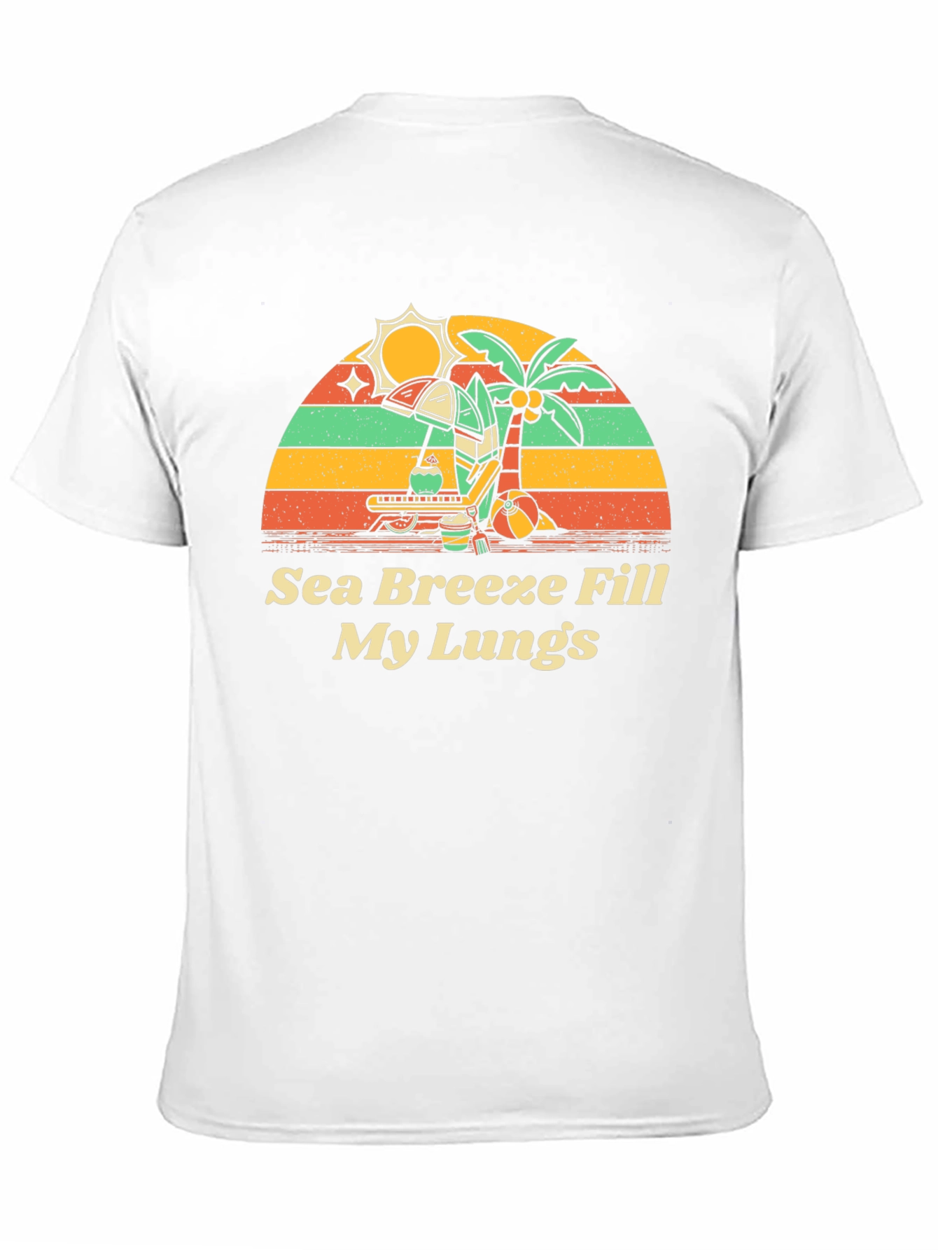 Sea Breeze Graphic Tee - Beach Vibes Shirt
