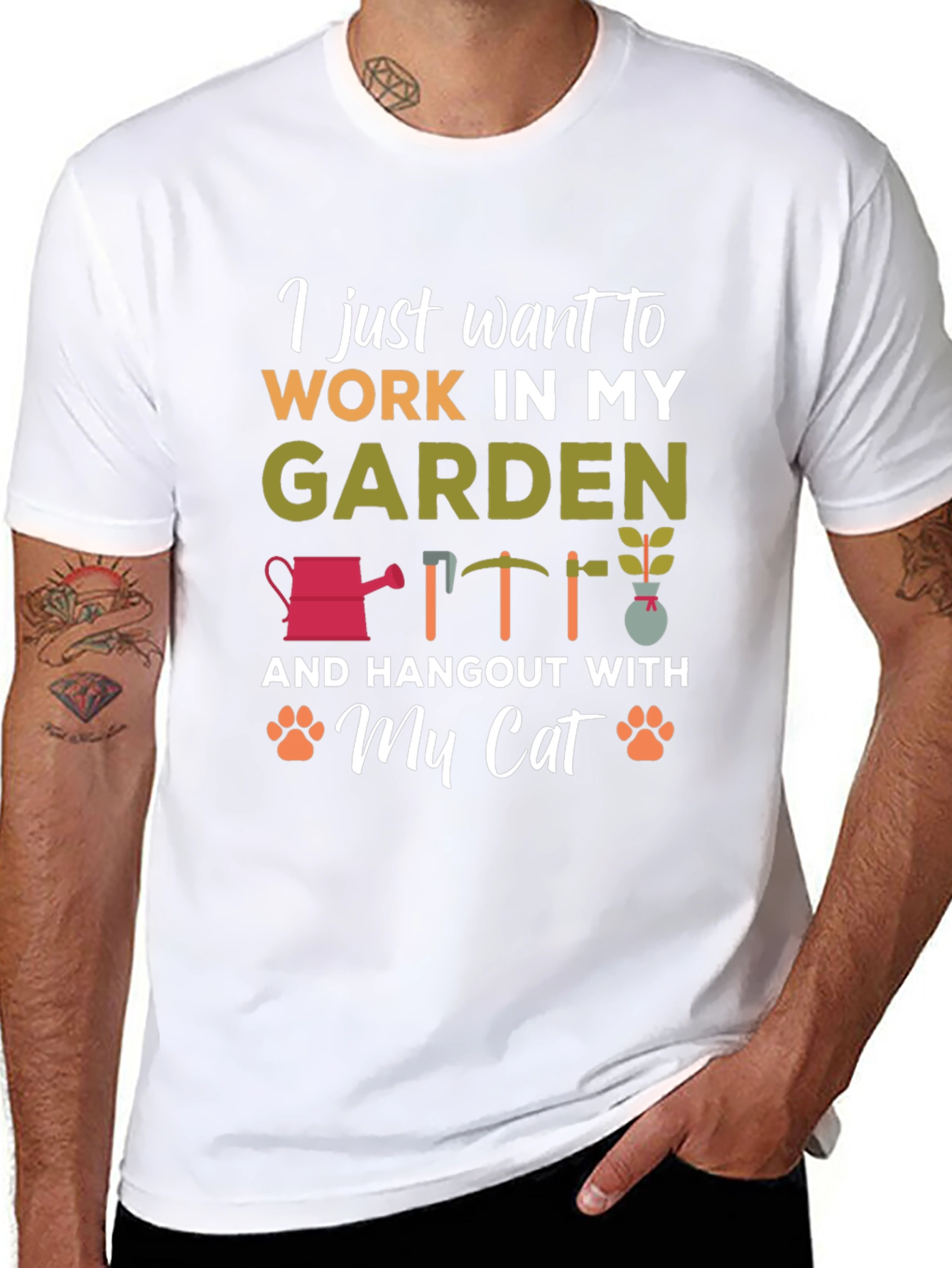 Garden & Cat Lover T-Shirt